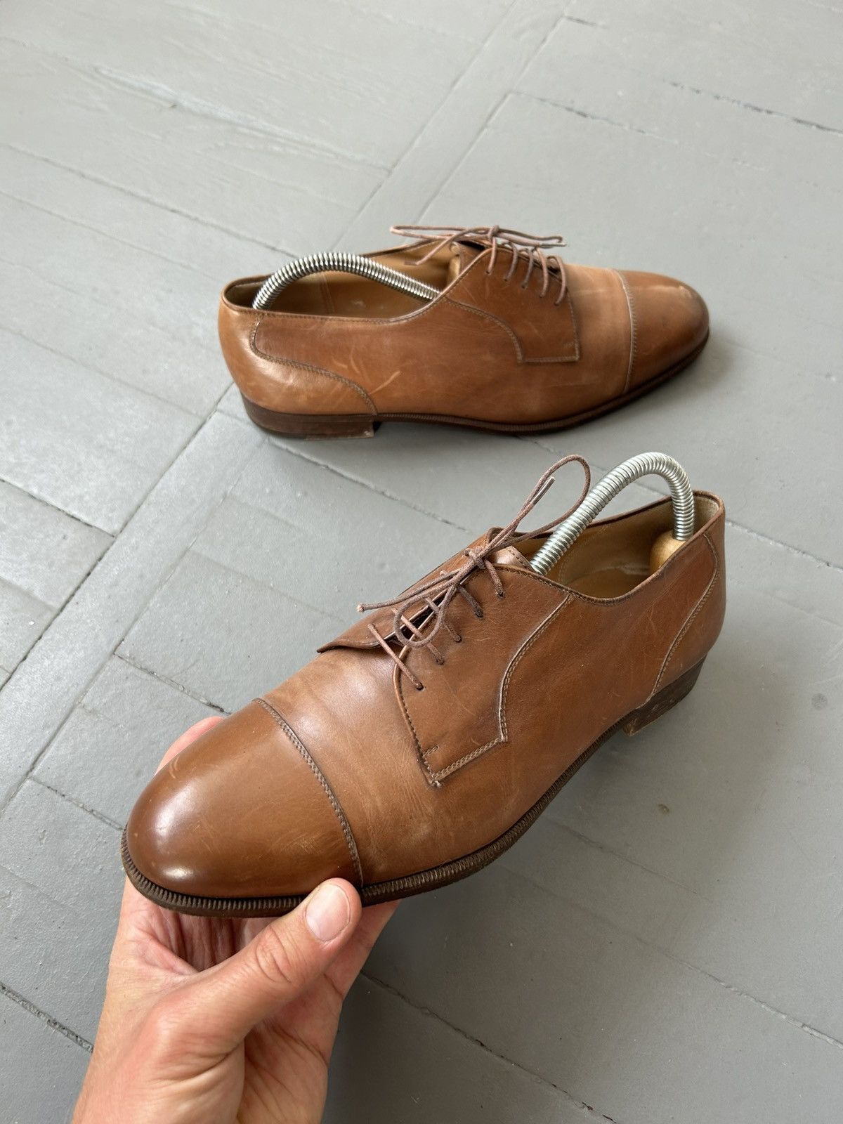 Salvatore Ferragamo Salvatore Ferragamo leather shoes Size US 9.5 / EU 42-43 - 2 Thumbnail