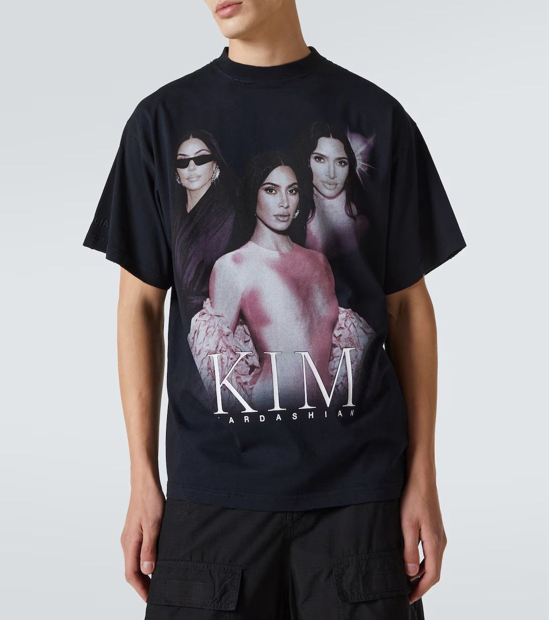 Balenciaga ⚠️UNRELEASED⚠️ Kim K Cotton Oversized T-Shirt Size US XXL / EU 58 / 5 - 3 Thumbnail