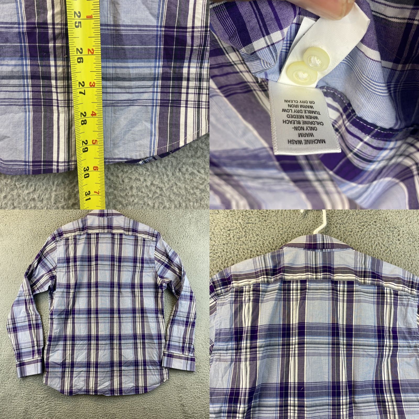 Banana Republic Banana Republic Shirt Mens Large Button Up Plaid Fit Cotton /82-51 Size US L / EU 52-54 / 3 - 8 Thumbnail