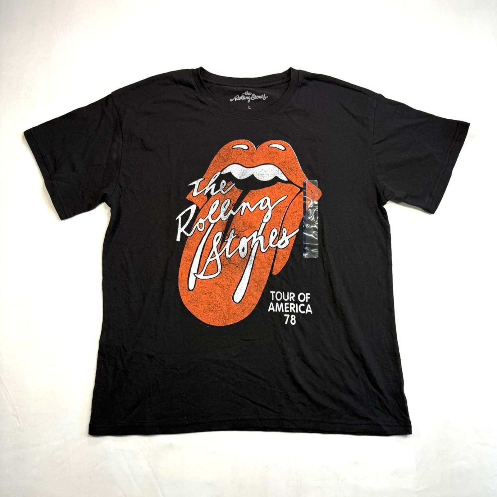 & Other Stories Black Rolling Stones Tour of America 1978 T-shirt Size US L / EU 52-54 / 3 - 1 Thumbnail