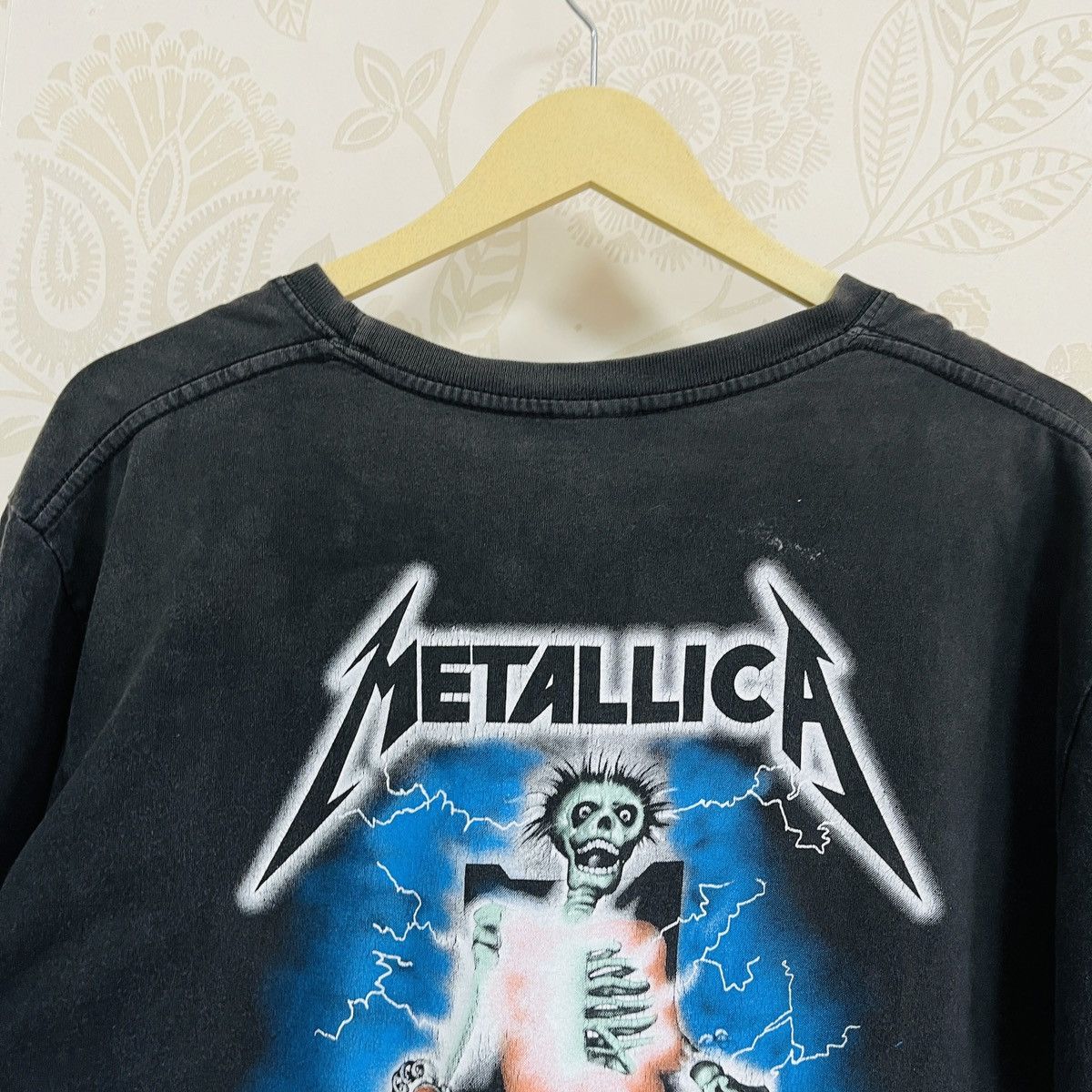 Metallica Vintage Metallica Ride The Lightning TShirt Size US L / EU 52-54 / 3 - 18 Thumbnail