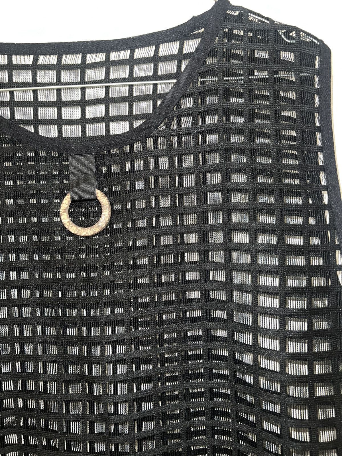 Japanese Brand Rick owens vibe see through tank top ➕🖤 Size US XL / EU 56 / 4 - 3 Thumbnail
