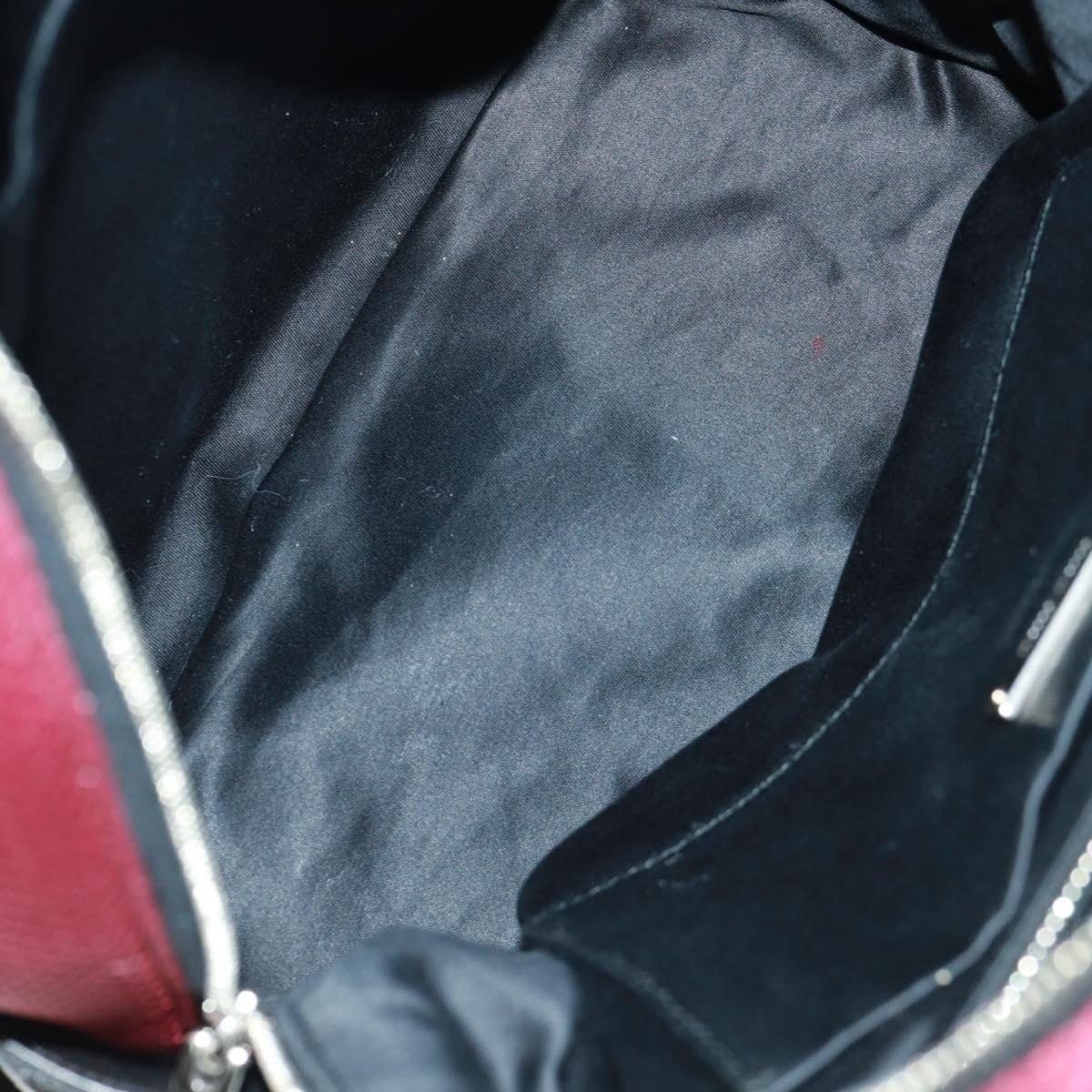 Miu Miu Miu Miu Nylon Leather Backpack Wine Red Size ONE SIZE - 5 Thumbnail