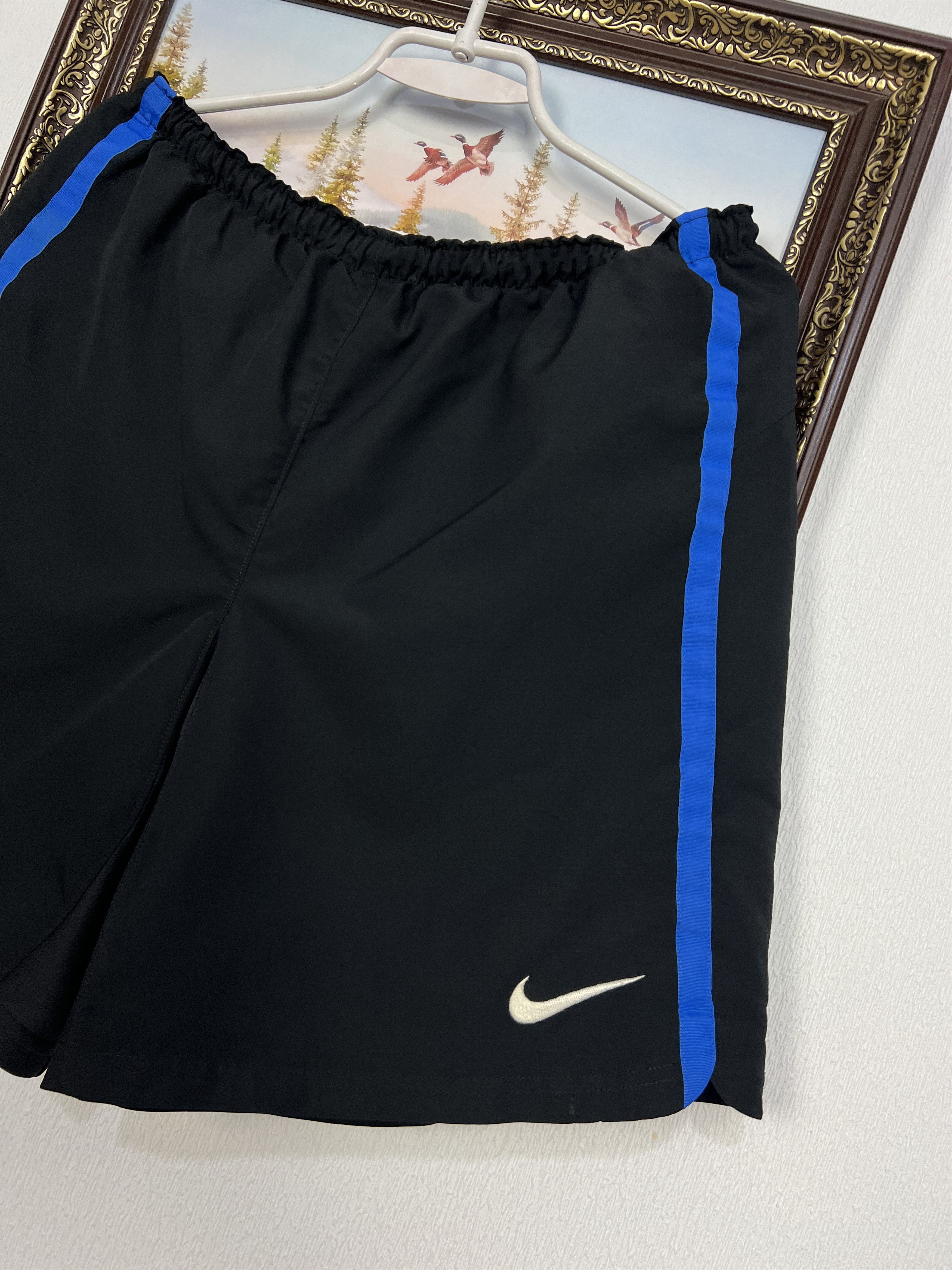 Nike Vintage 2000's Inter Milan Football Athletic Shorts Rare Size US 32 / EU 48 - 2 Thumbnail