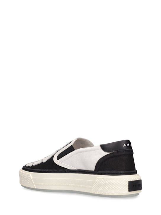 Amiri o1w1db10425 Slip On Sneakers in White & Black Size US 10 / EU 43 - 4 Thumbnail