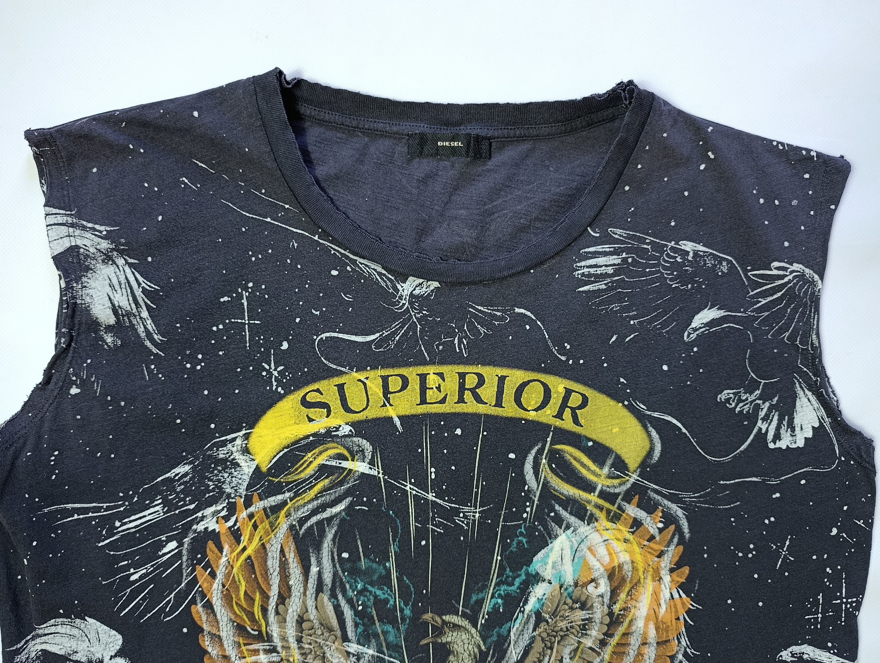 Diesel Diesel Eagle Superior Tank Top Shirt Size US S / EU 44-46 / 1 - 3 Thumbnail