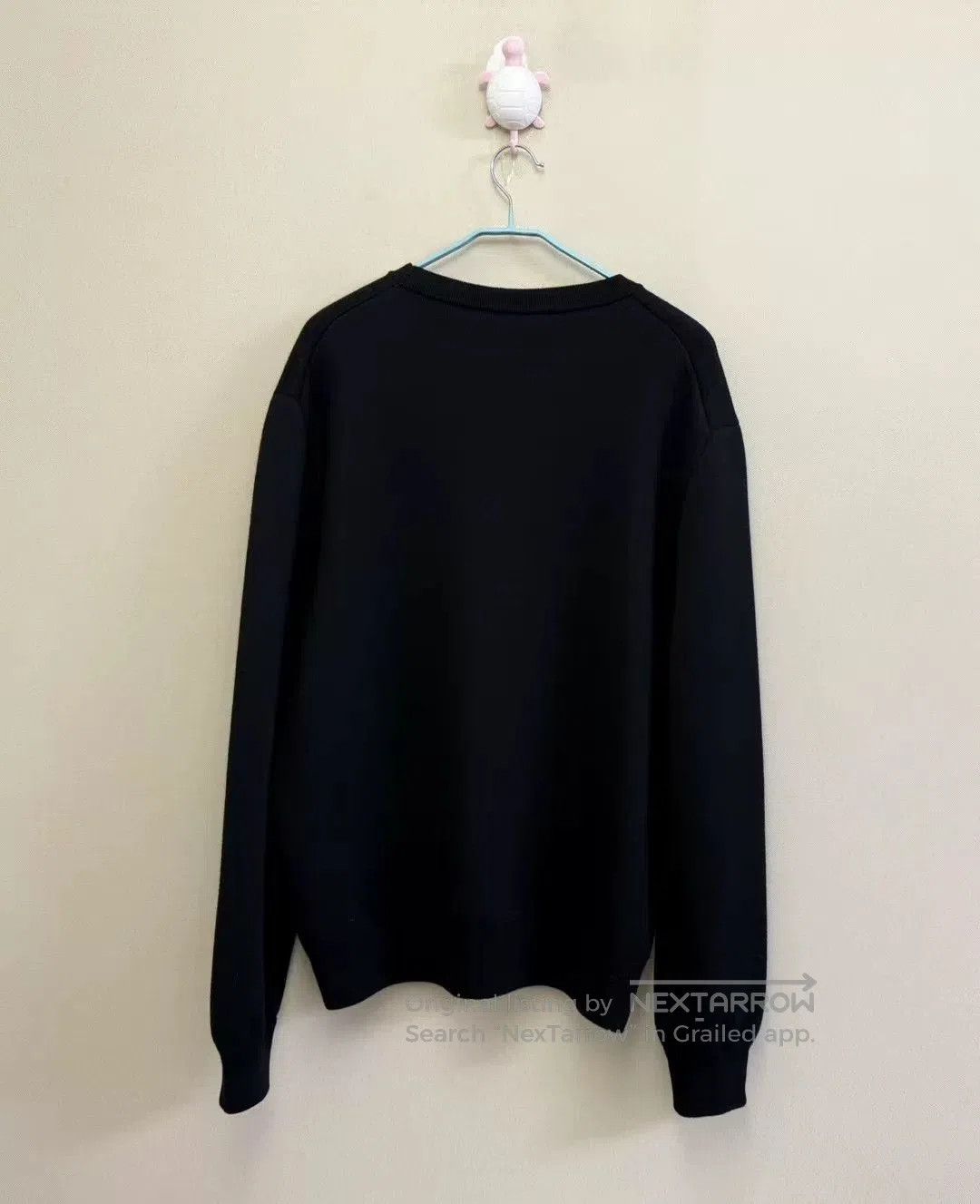 Dior DIOR Black Slogan Knit Sweater. Size US XL / EU 56 / 4 - 4 Thumbnail