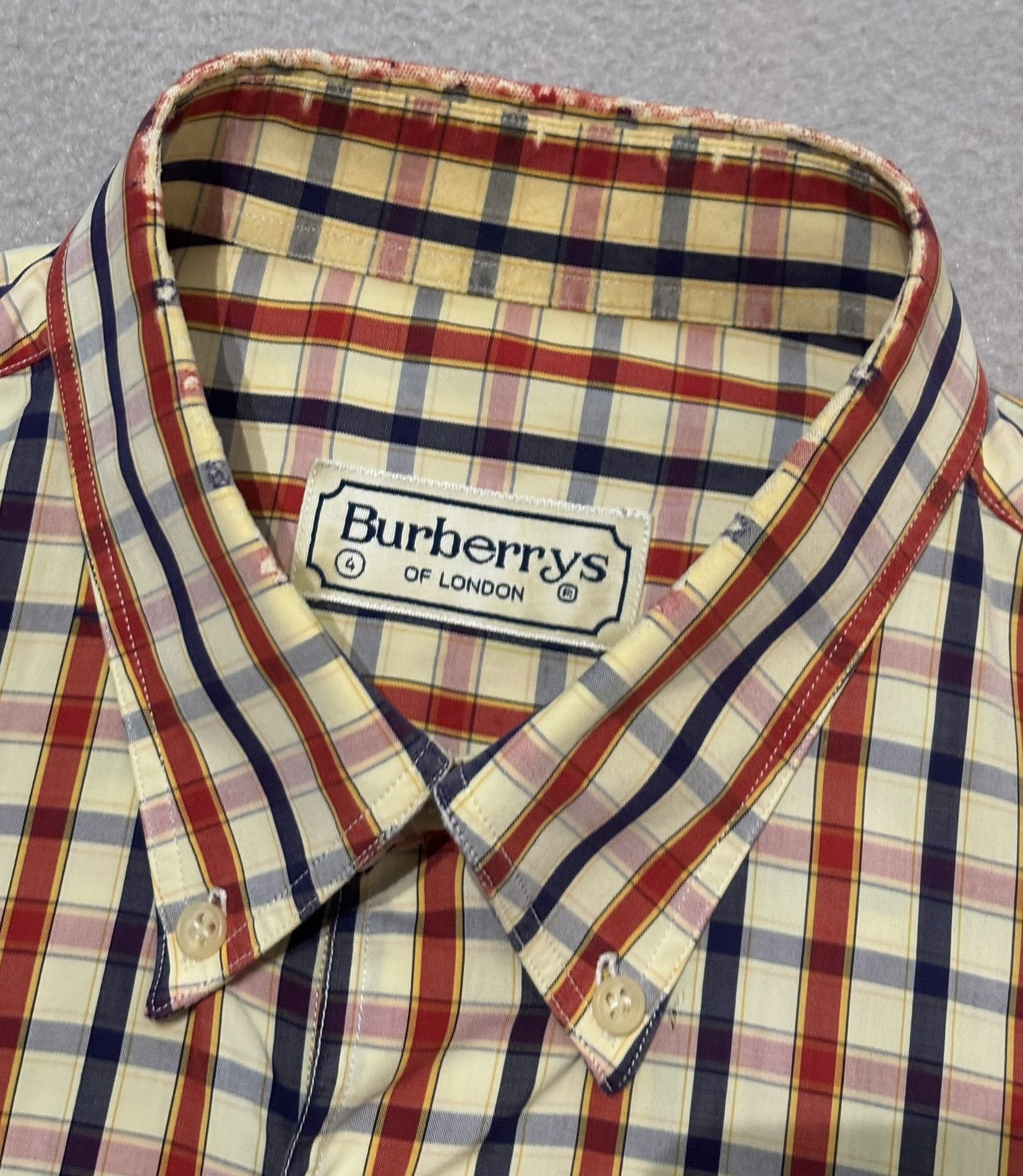 Burberry Burberrys vintage 90s shirt size 4 Size US XL / EU 56 / 4 - 15 Thumbnail