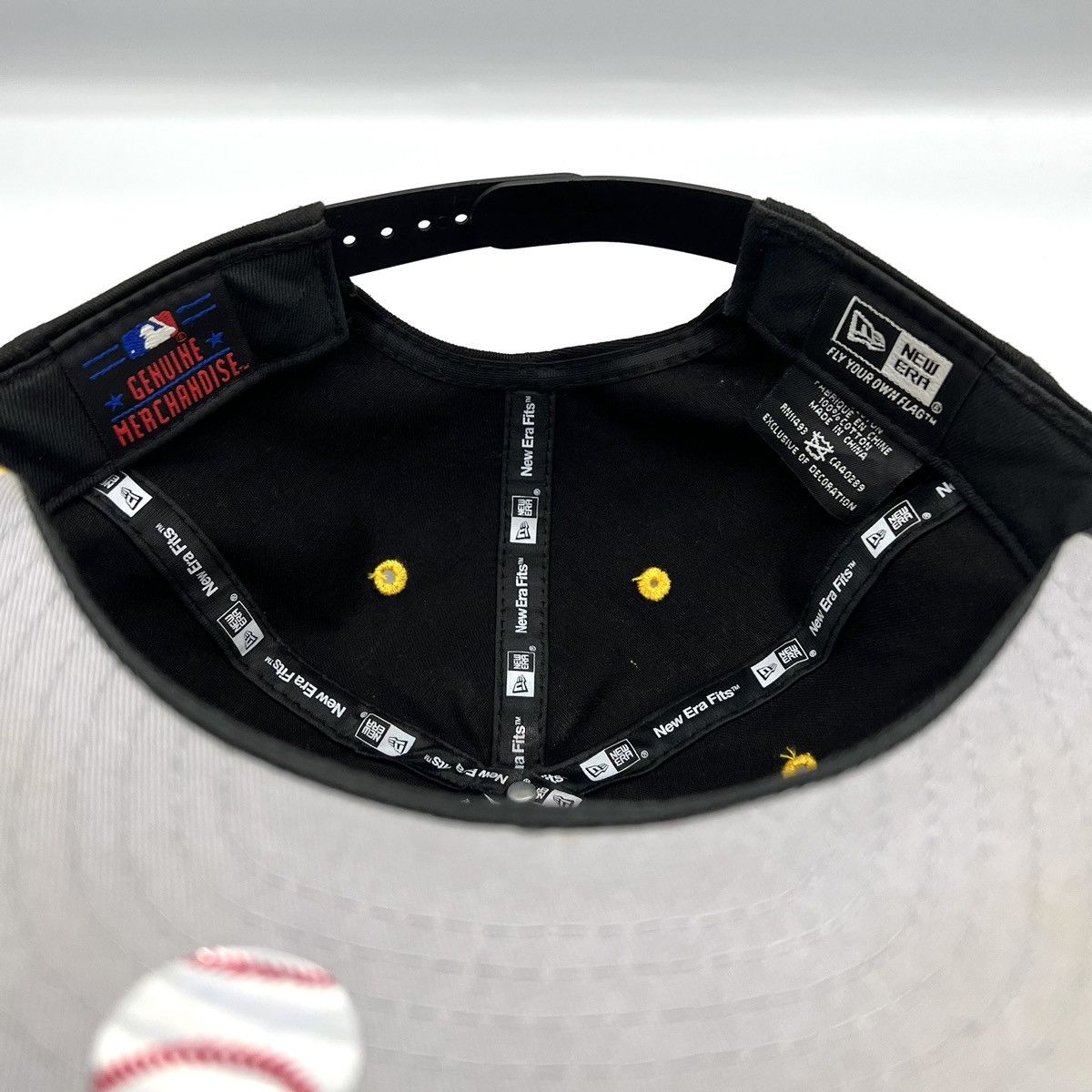 MLB × New Era New Era MLB Pittsburgh Pirates Logo Large Text Snapback Hat Size ONE SIZE - 3 Thumbnail