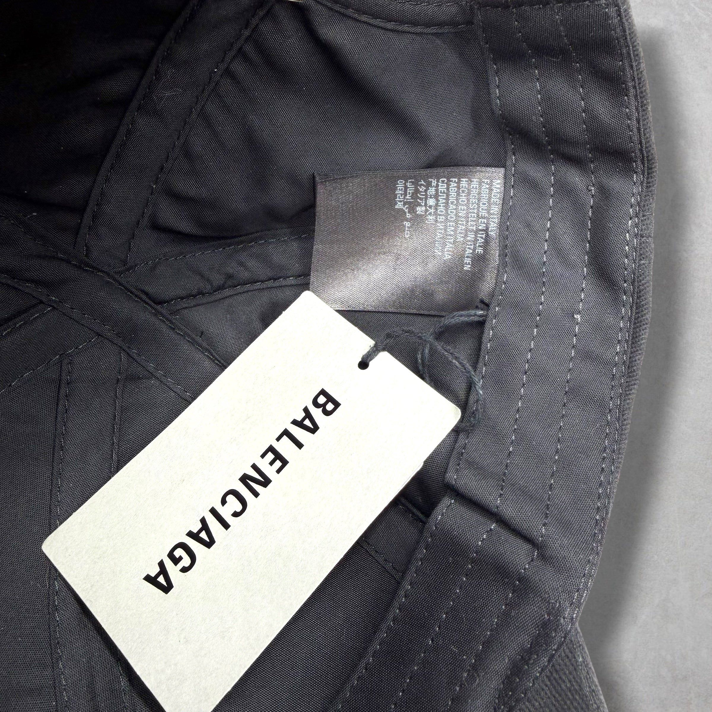 Balenciaga Balenciaga Paris Soccer Cap Black Size ONE SIZE - 5 Thumbnail