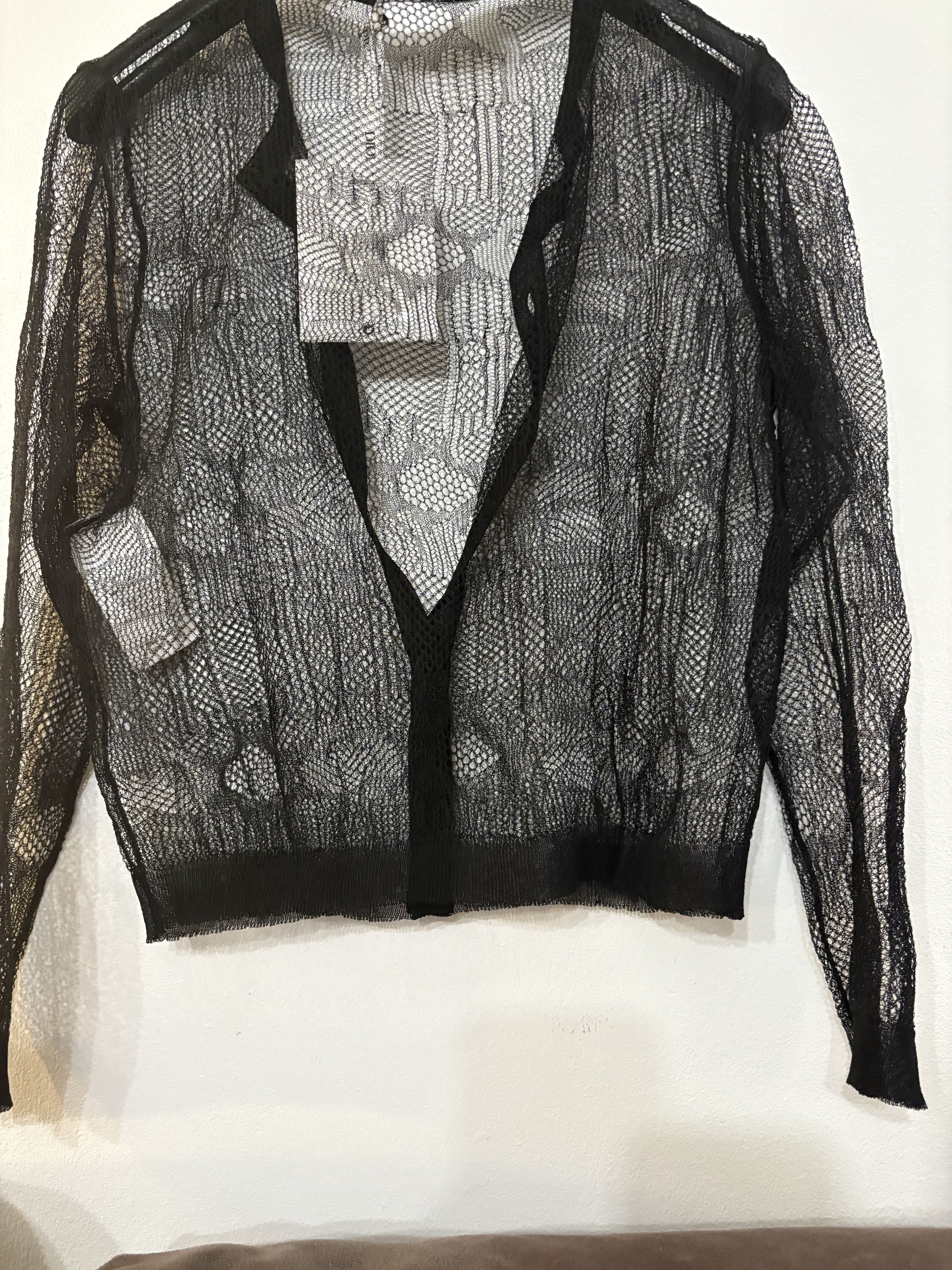 Dior Dior Lace Twinset Black Silk Cardigan and Tank Top SZ 6 NWT Size S / US 4 / IT 40 - 15 Thumbnail