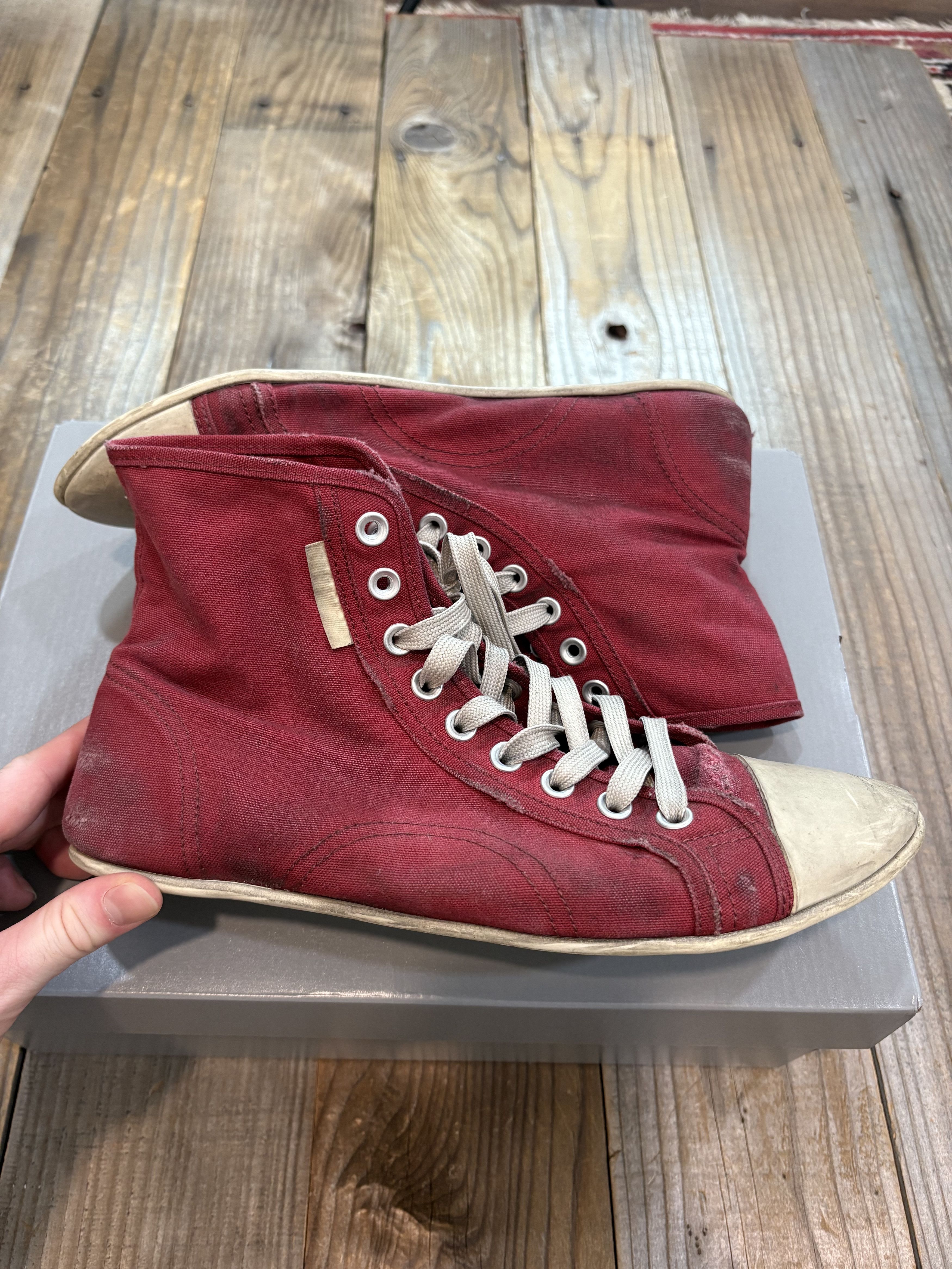 Balenciaga 2024 Ultraflat High Top Paris Canvas Sneakers Size US 8 / EU 41 - 2 Thumbnail