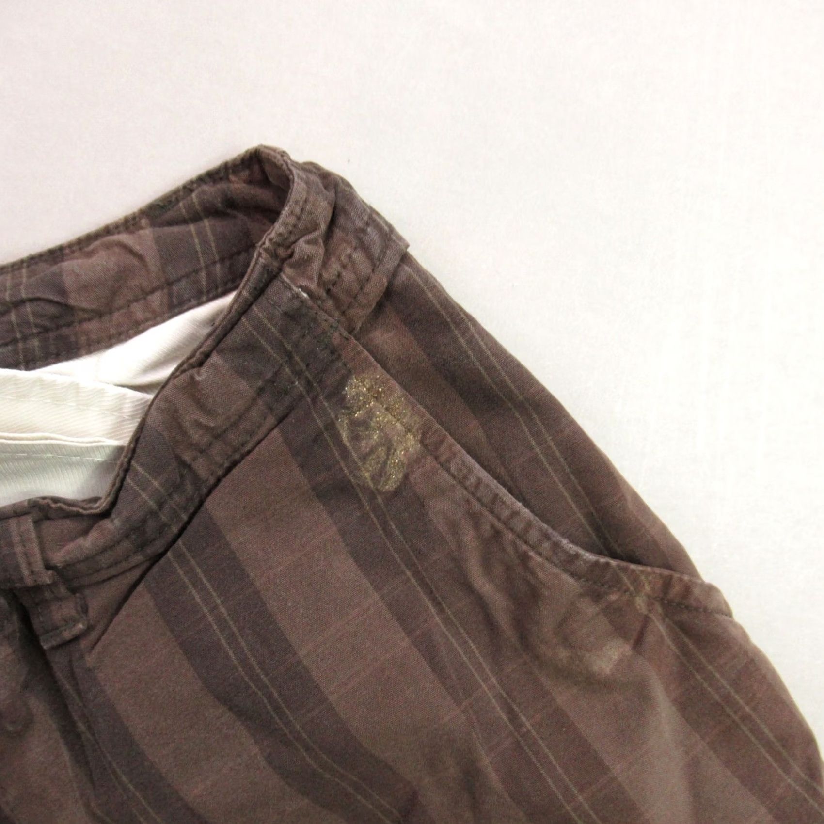 Patagonia Patagonia Shorts Mens 34 Pocket Button Lightweight Brown Hiking Cargo Plaid Size US 34 / EU 50 - 6 Thumbnail