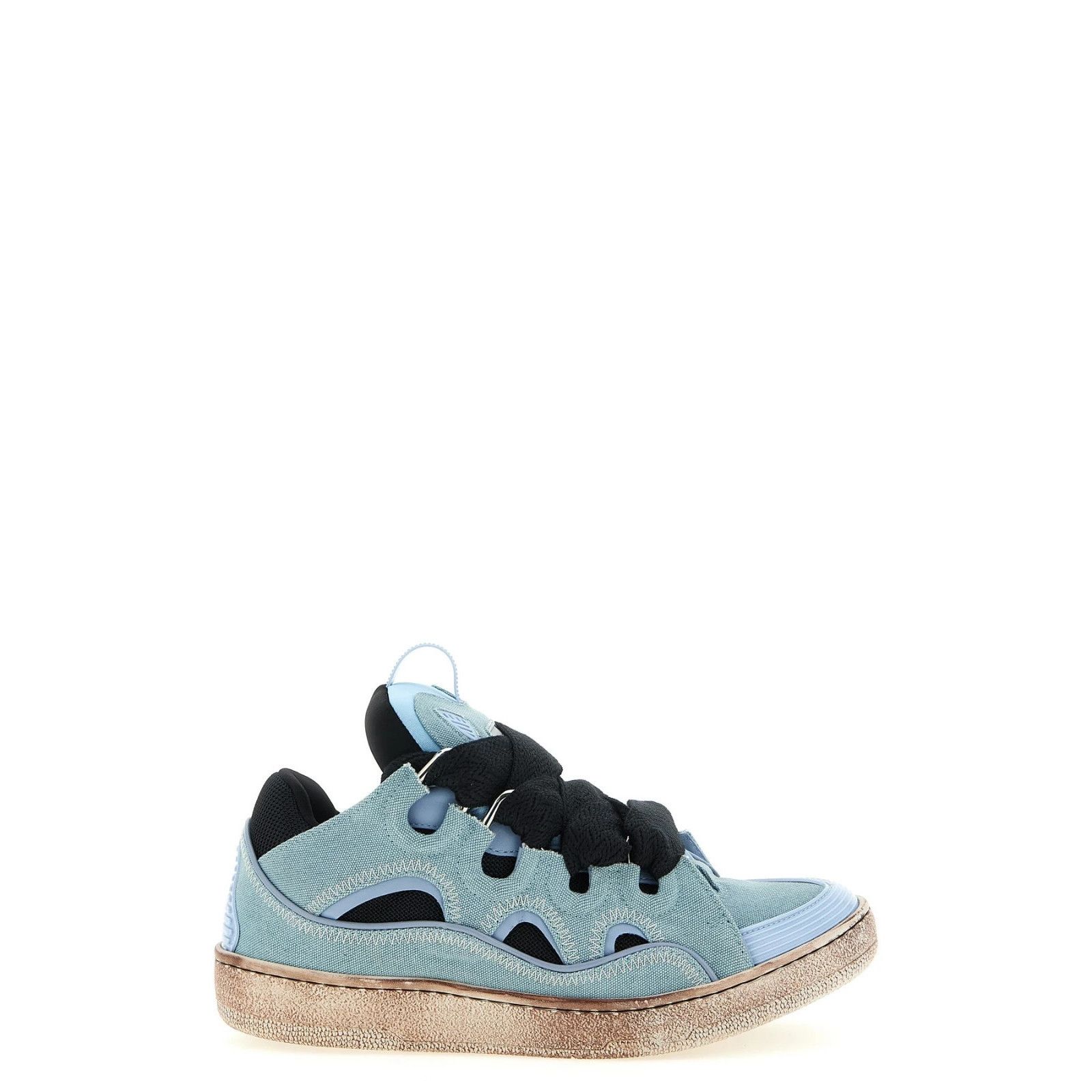 LANVIN Curb Men's Light Blue Sneakers New & Authentic (Men's