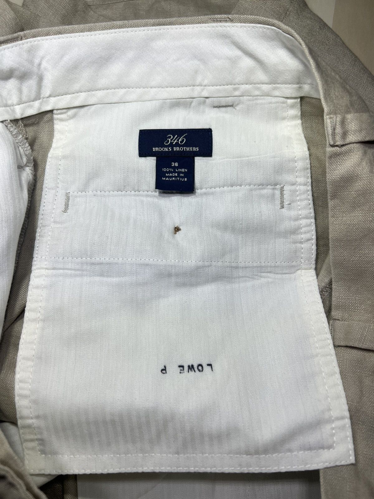 Brooks Brothers Brooks Brothers 346 Men's Pleated 100% Linen Shorts Sz 36 Size US 36 / EU 52 - 5 Thumbnail