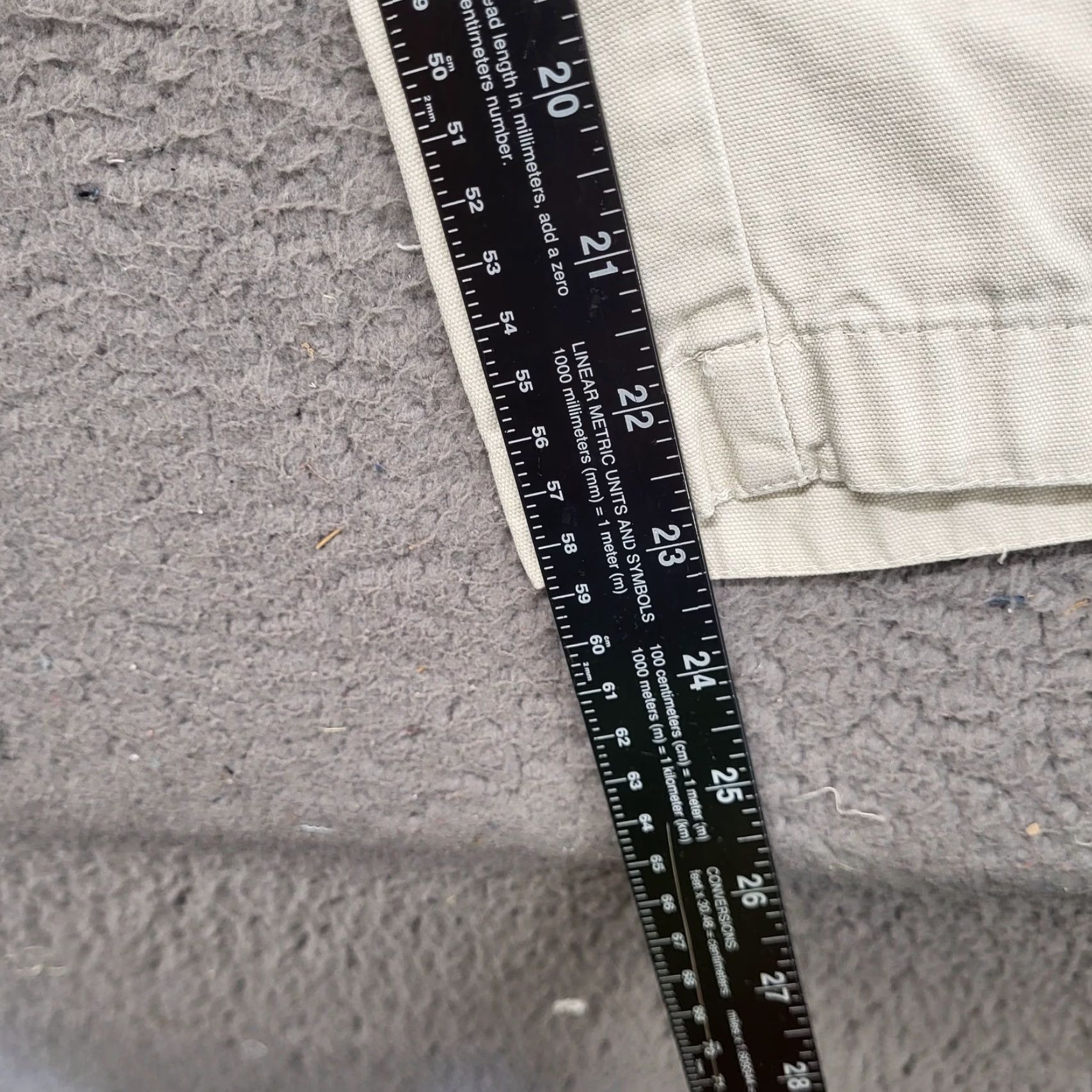 Vintage Columbia Pants Women's Size 8 Khaki Flat Front Casual Outdoor Hiking Capri Pants Tan Beige Straight Leg - Regular Mens? Women? Size 30" / US 8 / IT 44 - 7 Thumbnail