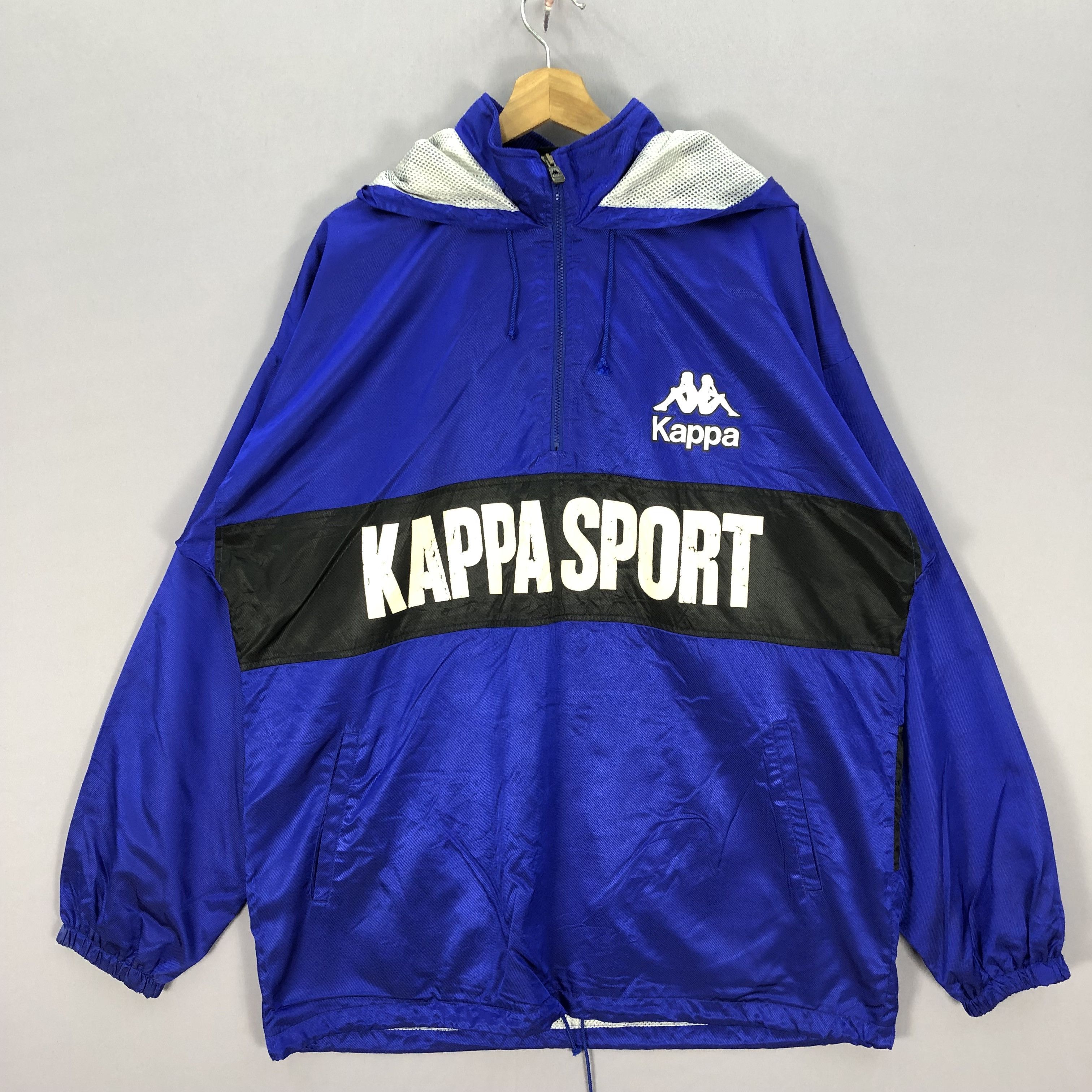 Kappa × Vintage Vintage Kappa Pullover Windbreaker Hooded Jacket Size US L / EU 52-54 / 3 - 1 Thumbnail