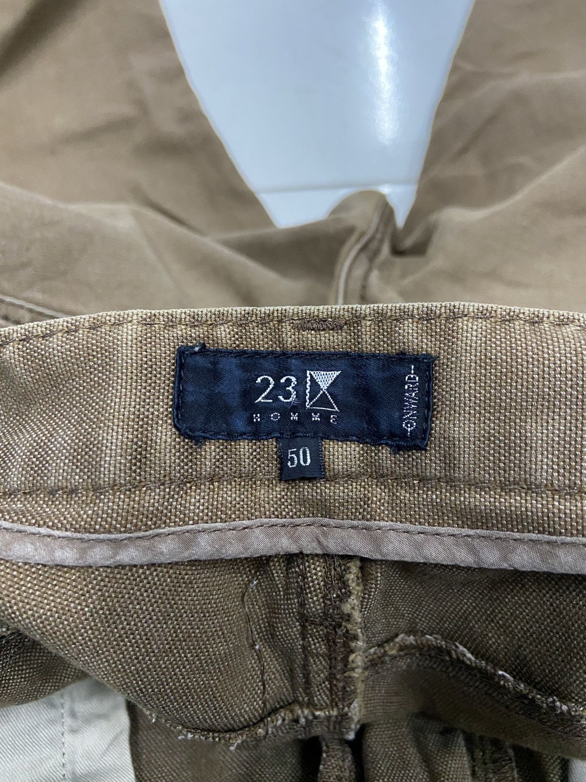 Japanese Brand 23 HOMME BROWN WORK TROUSERS PANTS Size US 30 / EU 46 - 8 Thumbnail