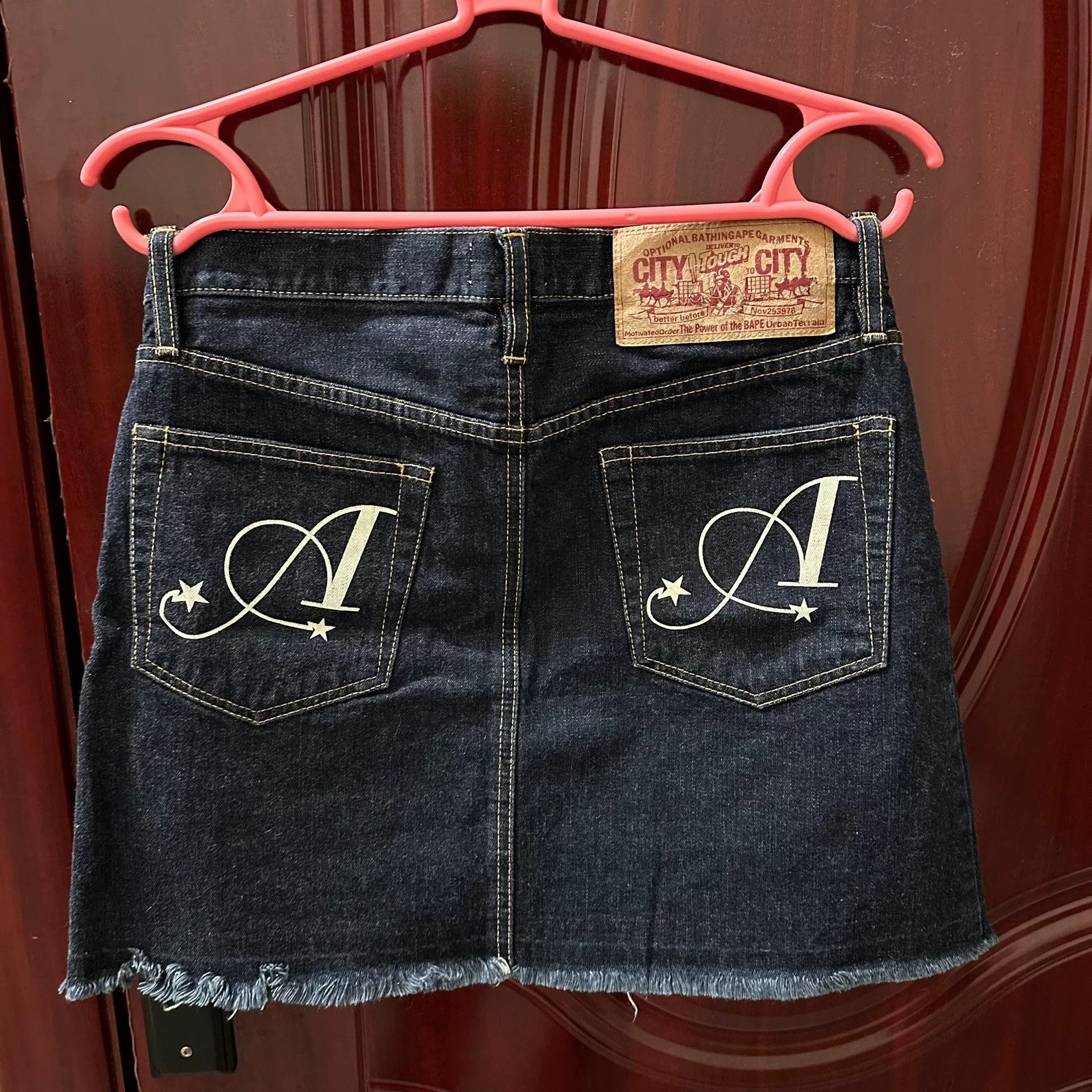Bape Bape Retro Denim Skirt 34 Women Size 34" / US 12 / IT 48 - 1 Thumbnail