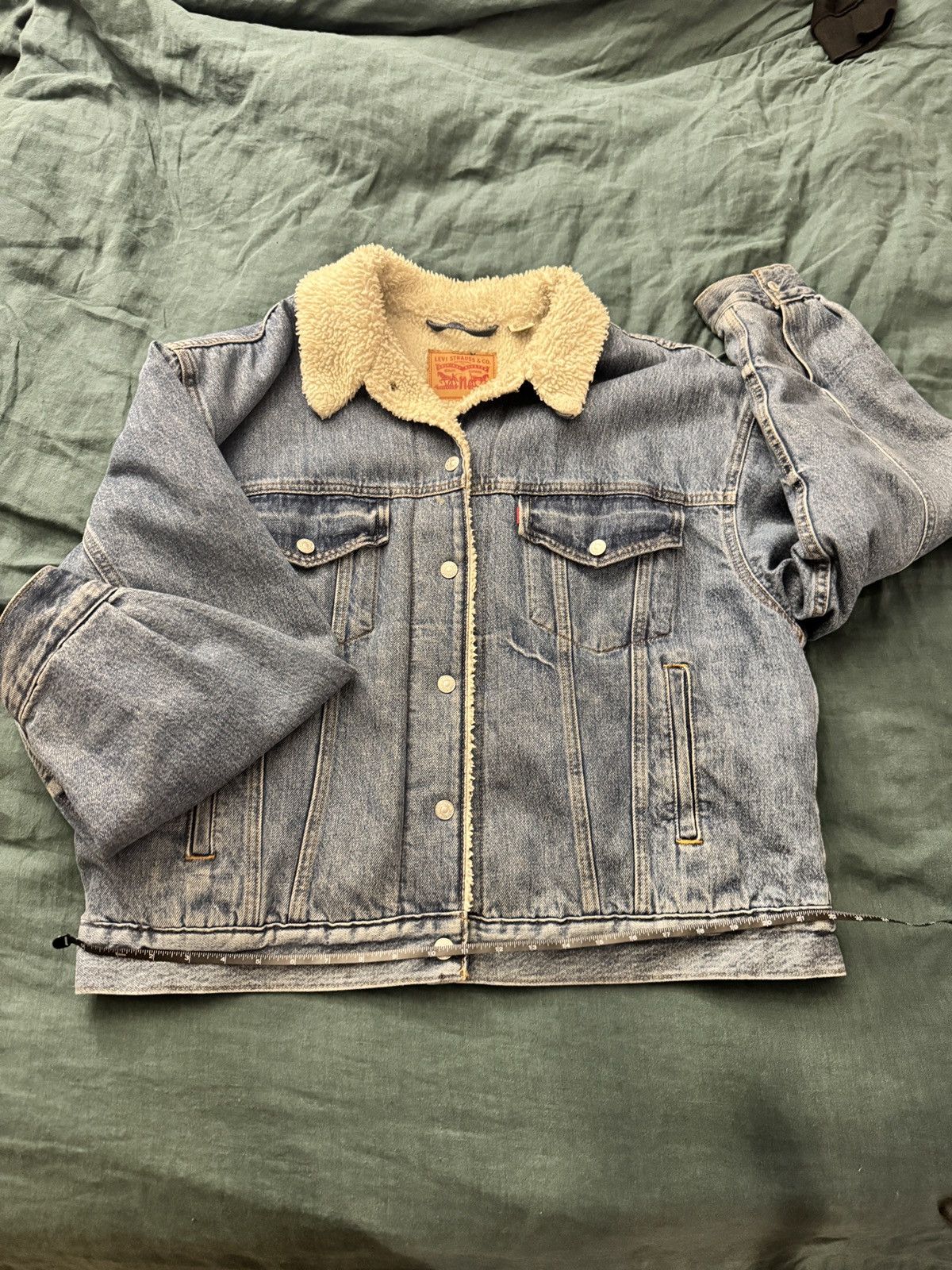 Levi's Classic Levi’s Sherpa Denim Trucker Jacket | Blue Wash Size US L / EU 52-54 / 3 - 1 Thumbnail