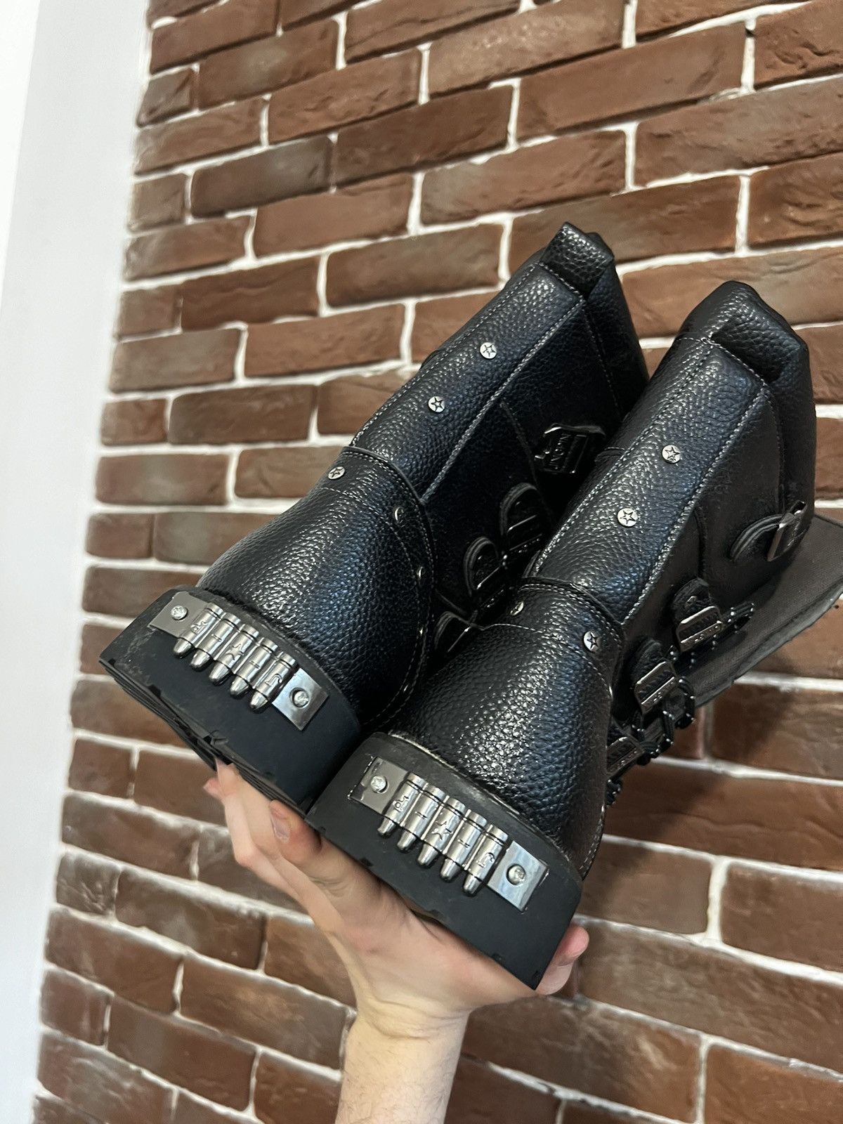 Seditionaries Rare Avant Garde High Top Platform Flames Boots Grail Goth Size US 10.5 / EU 43-44 - 5 Thumbnail
