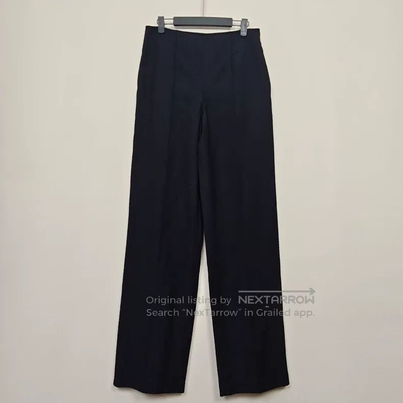 Hermes Hermes Solid Color Wool Casual Straight Trousers Size 25" / US 0 / IT 36 - 1 Thumbnail