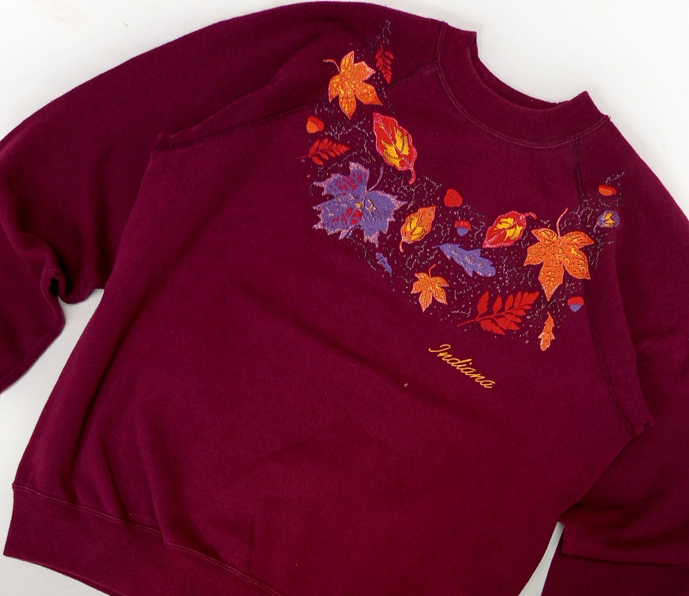 Hanes Vintage 90s ‘Maple Leaf’ Indiana Sweatshirt Size US M / EU 48-50 / 2 - 3 Thumbnail