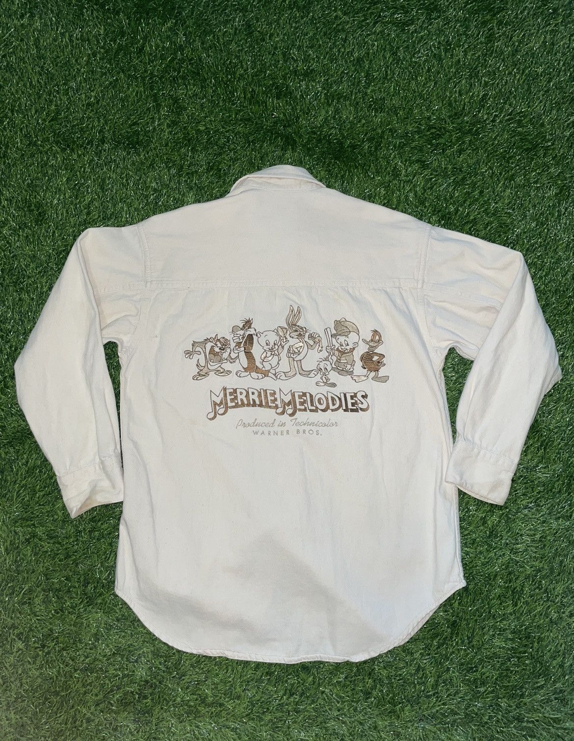 Vintage × Warner Bros Vintage Looney Tunes Warner Bros 1994 Collared Shirt Size XS Size US XS / EU 42 / 0 - 1 Thumbnail