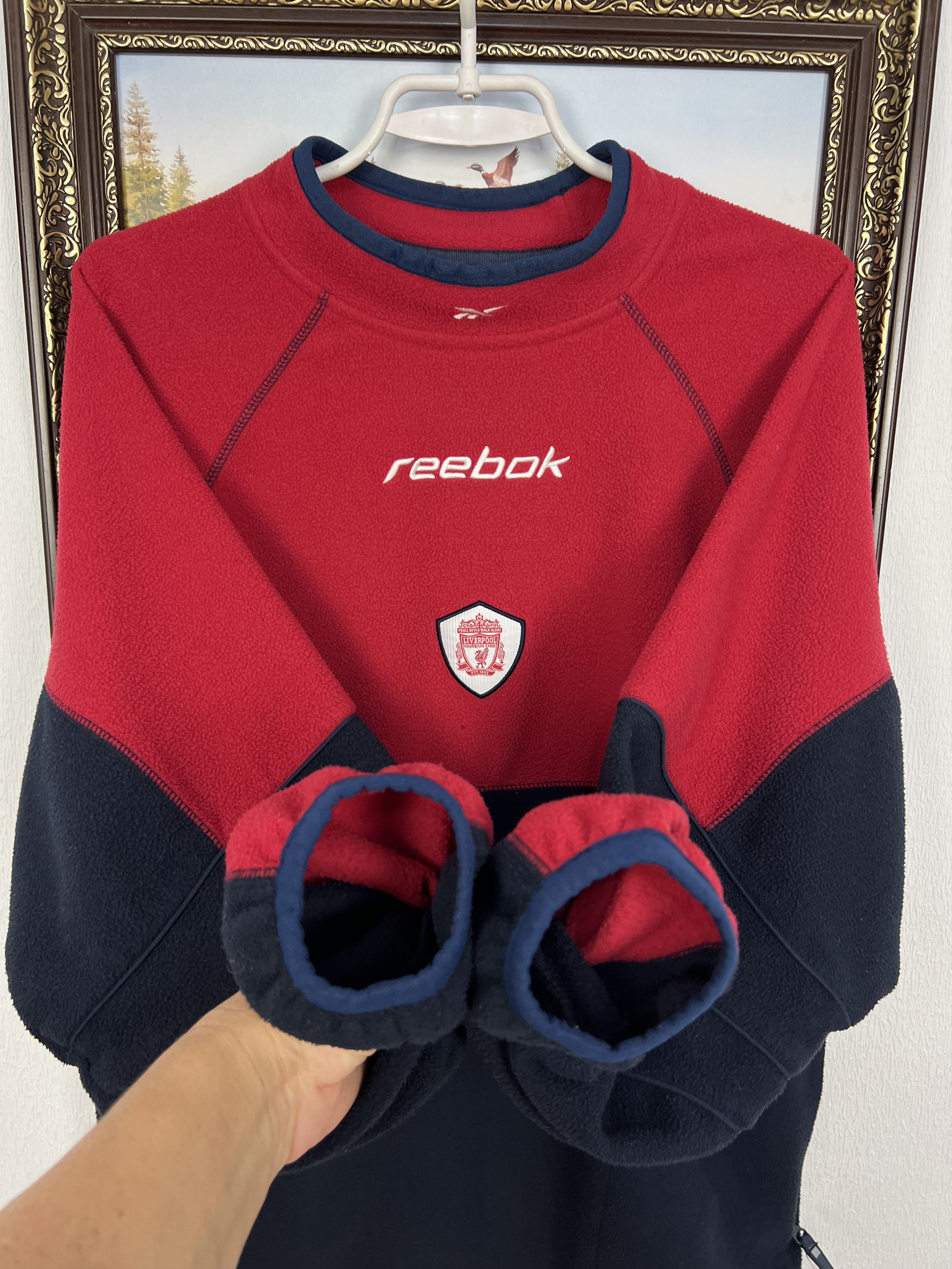 Reebok Vintage Reebok Liverpool Fleece Sweatshirt Football Size US M / EU 48-50 / 2 - 5 Thumbnail