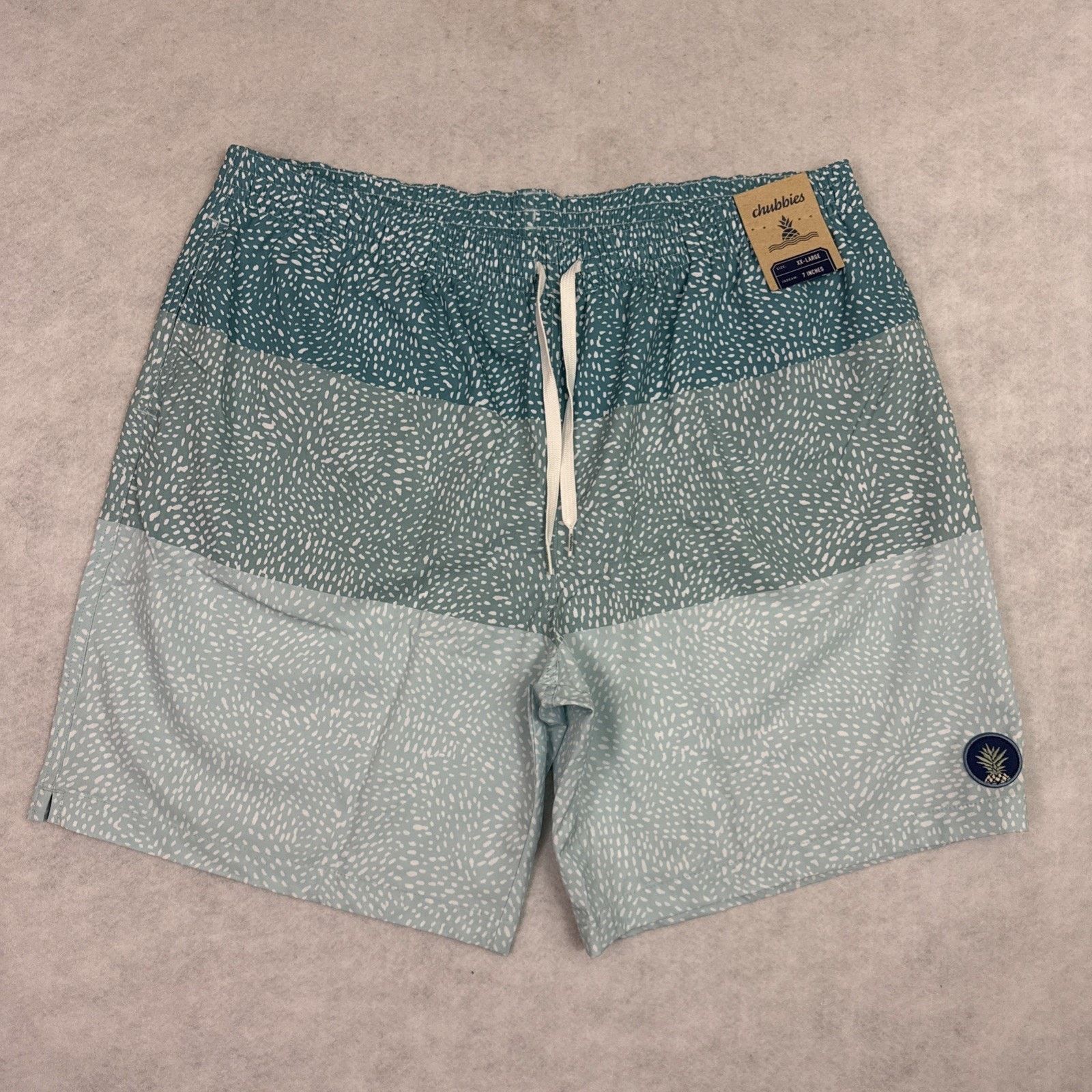 Chubbies Chubbies The Whale Sharks Swim Trunks Mens XXL Blue 7" NWT Size US 38 / EU 54 - 3 Thumbnail