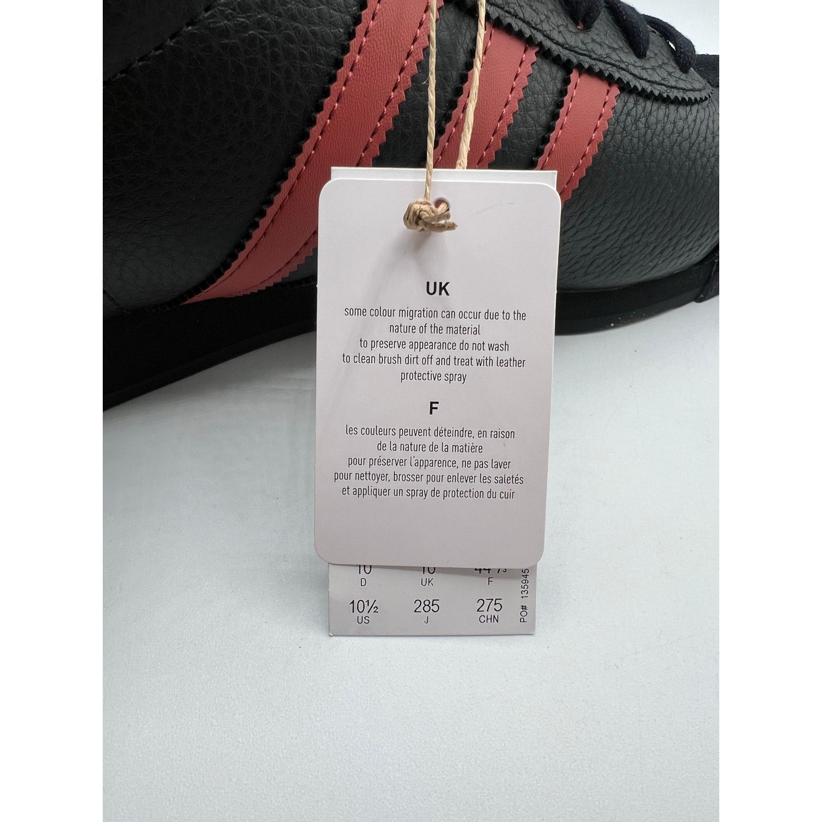 Adidas Adidas Samoa “Black Preloved ruby” size 10.5 men’s Size US 10.5 / EU 43-44 - 8 Thumbnail
