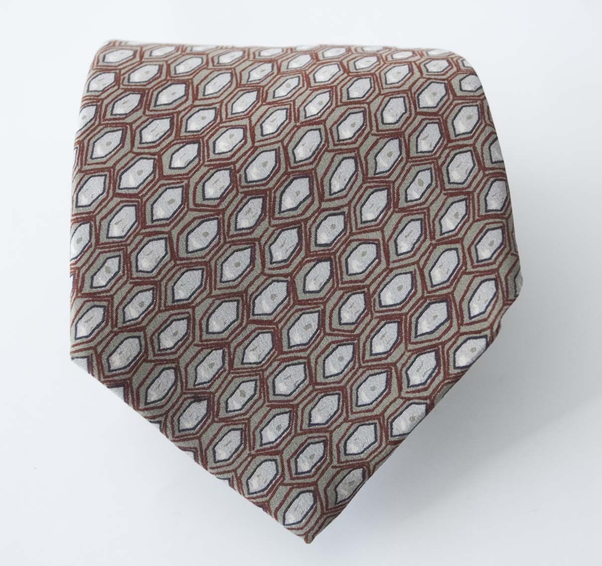 Ermenegildo Zegna × Vintage Ermenegildo Zegna Tie 100% Silk Made in Italy Vintage Size ONE SIZE - 2 Thumbnail