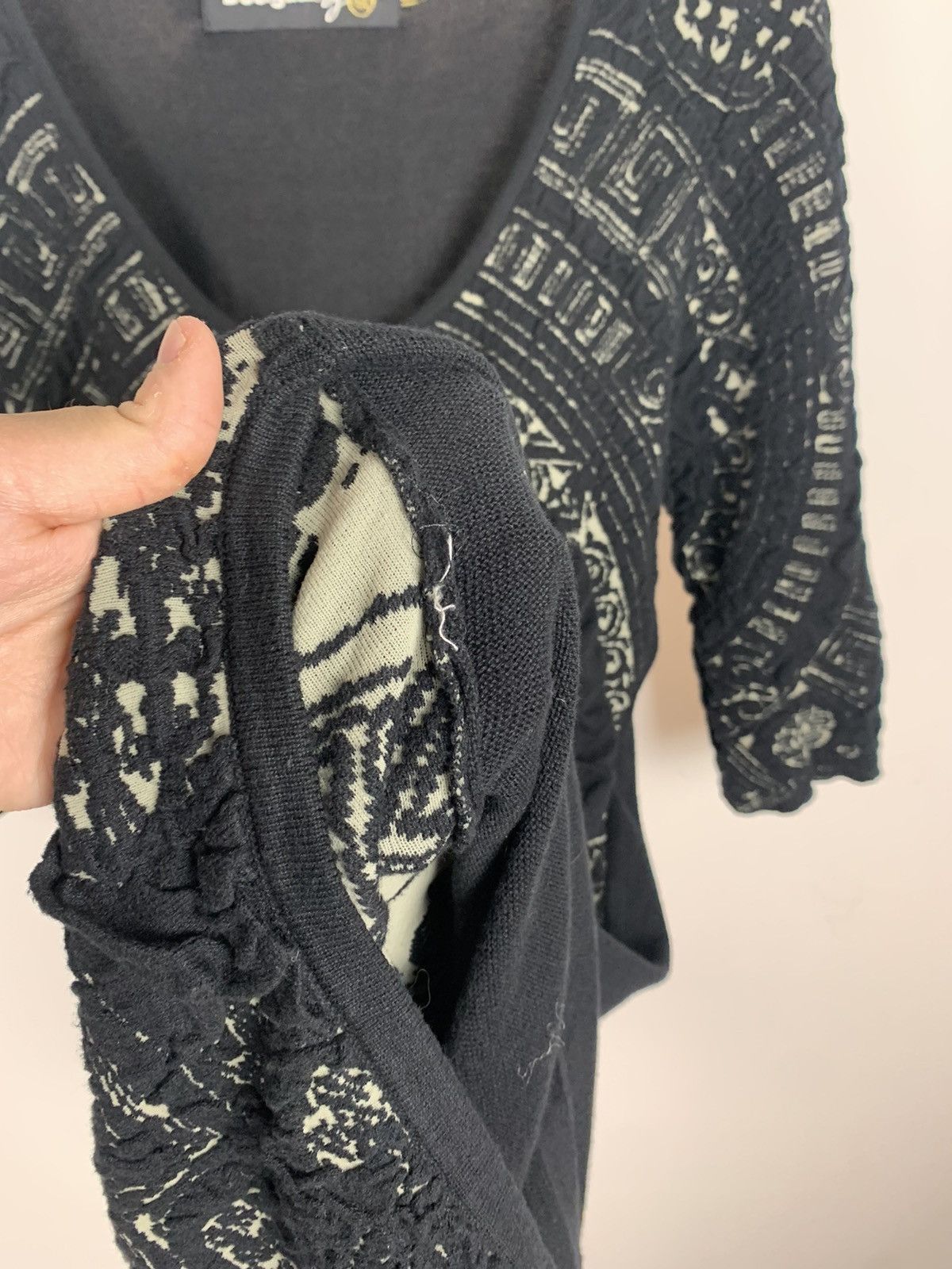 Desigual Desigual x Lacroix Avant Garde Midi Dress Black Skulls Sz S Size S / US 4 / IT 40 - 10 Thumbnail