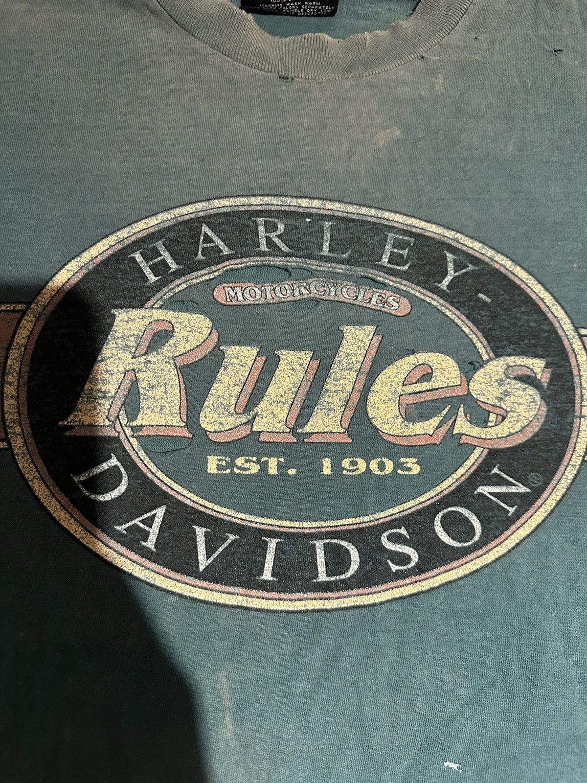Harley Davidson × Vintage Vintage Harley Davidson Easy Rider tshirt Size US M / EU 48-50 / 2 - 1 Thumbnail