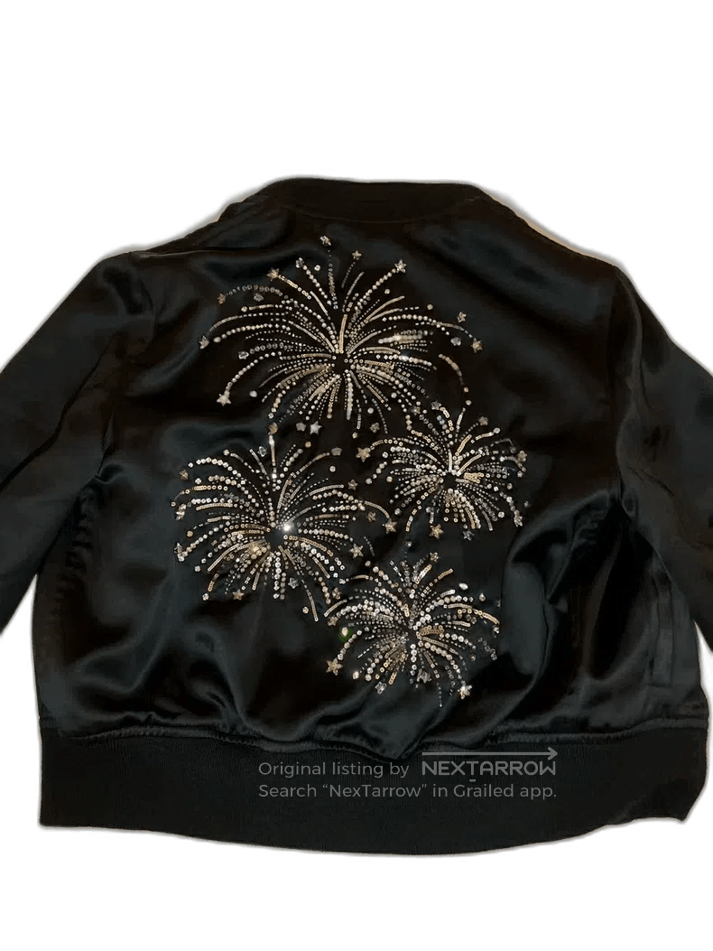 Saint Laurent Paris saint laurent fireworks embellished bomber jacket. Size US M / EU 48-50 / 2 - 1 Thumbnail