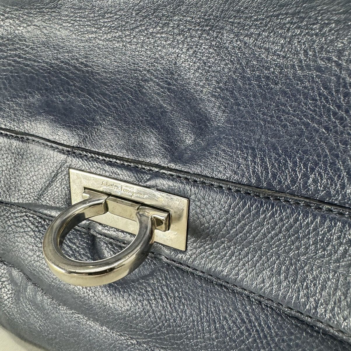 Salvatore Ferragamo 🔥SALVATORE FERRAGAMO SOFIA LEATHER HANDBAG Size ONE SIZE - 10 Thumbnail