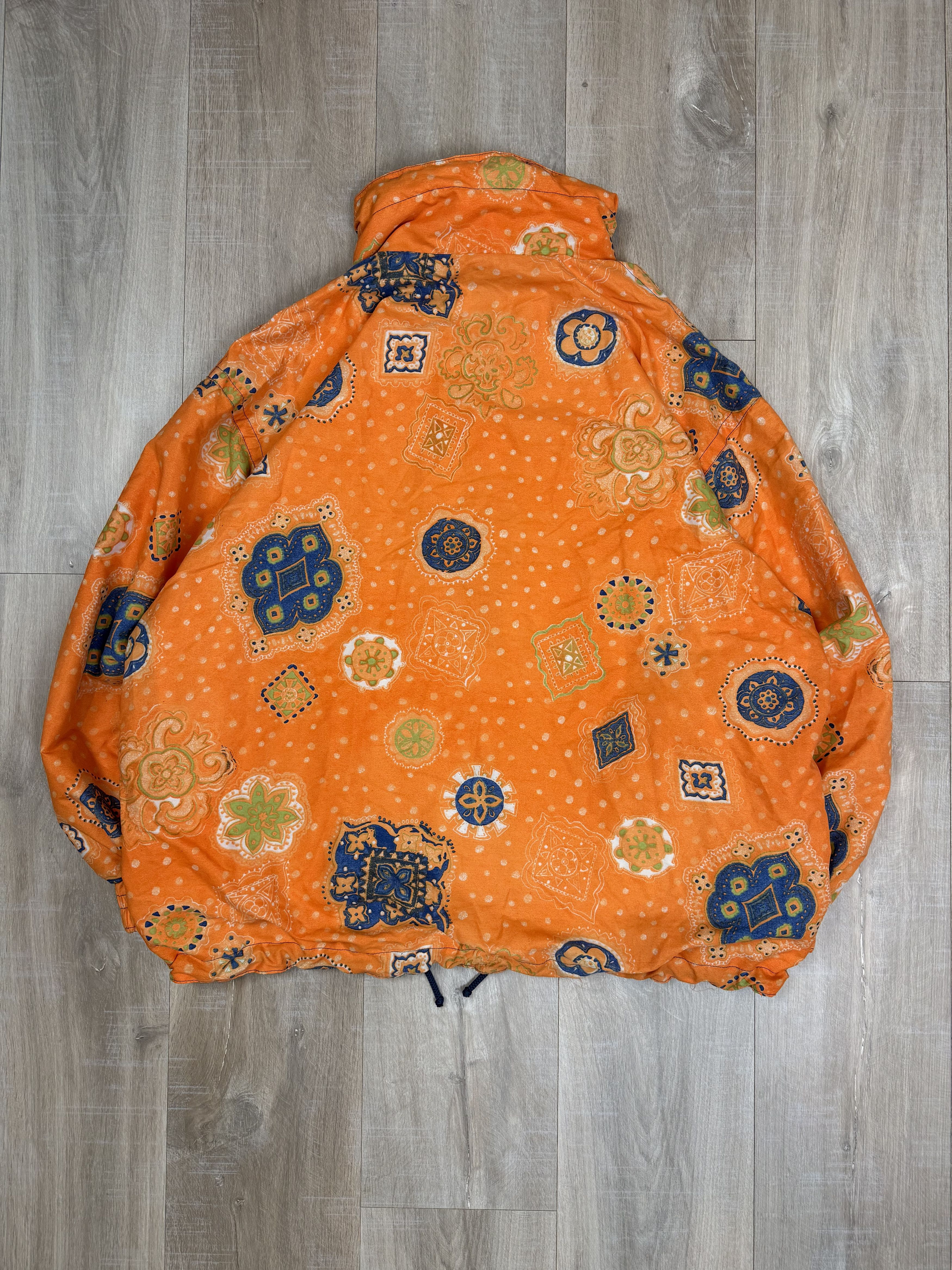 Vintage Vintage 90s Etirel Sport Flowar Full Zip Jacket Women's Size L / US 10 / IT 46 - 9 Thumbnail