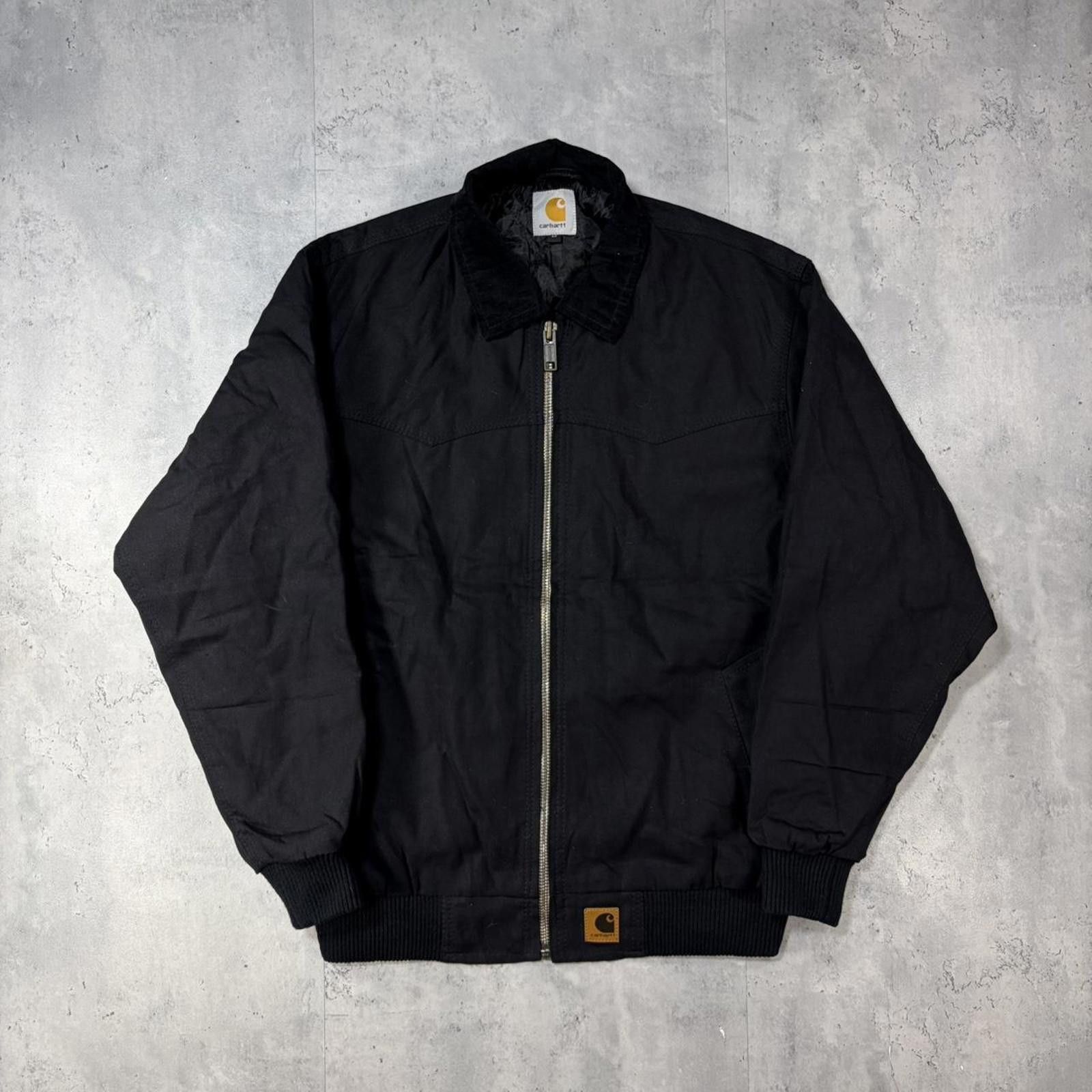 Y2K Black Carhartt WIP OG Santa Fe Bomber Jacket 