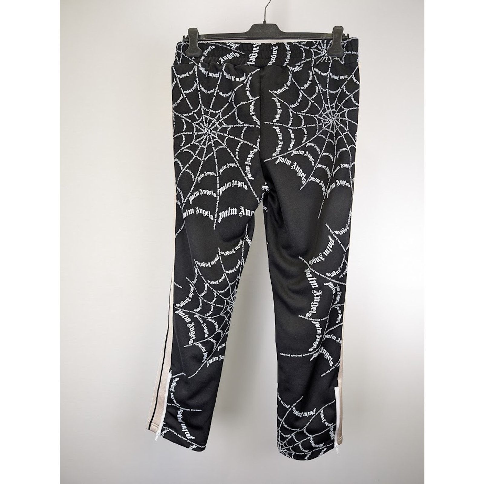 Palm Angels o1rshd1 Spider Web Classic Track Pant in Black Off White XXL Size US 38 / EU 54 - 12 Thumbnail