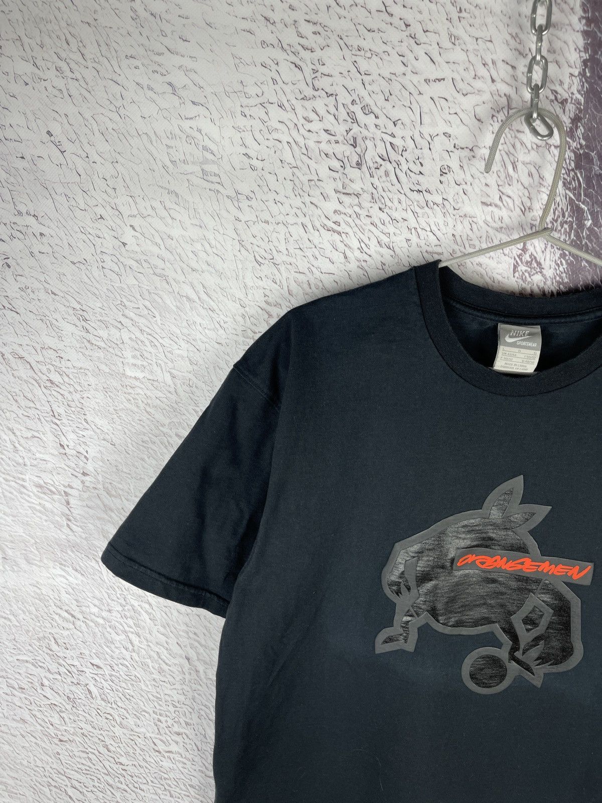 Nike × Vintage Nike x Orangemen x Be True vintage y2k reflective logo tee Size US L / EU 52-54 / 3 - 6 Thumbnail