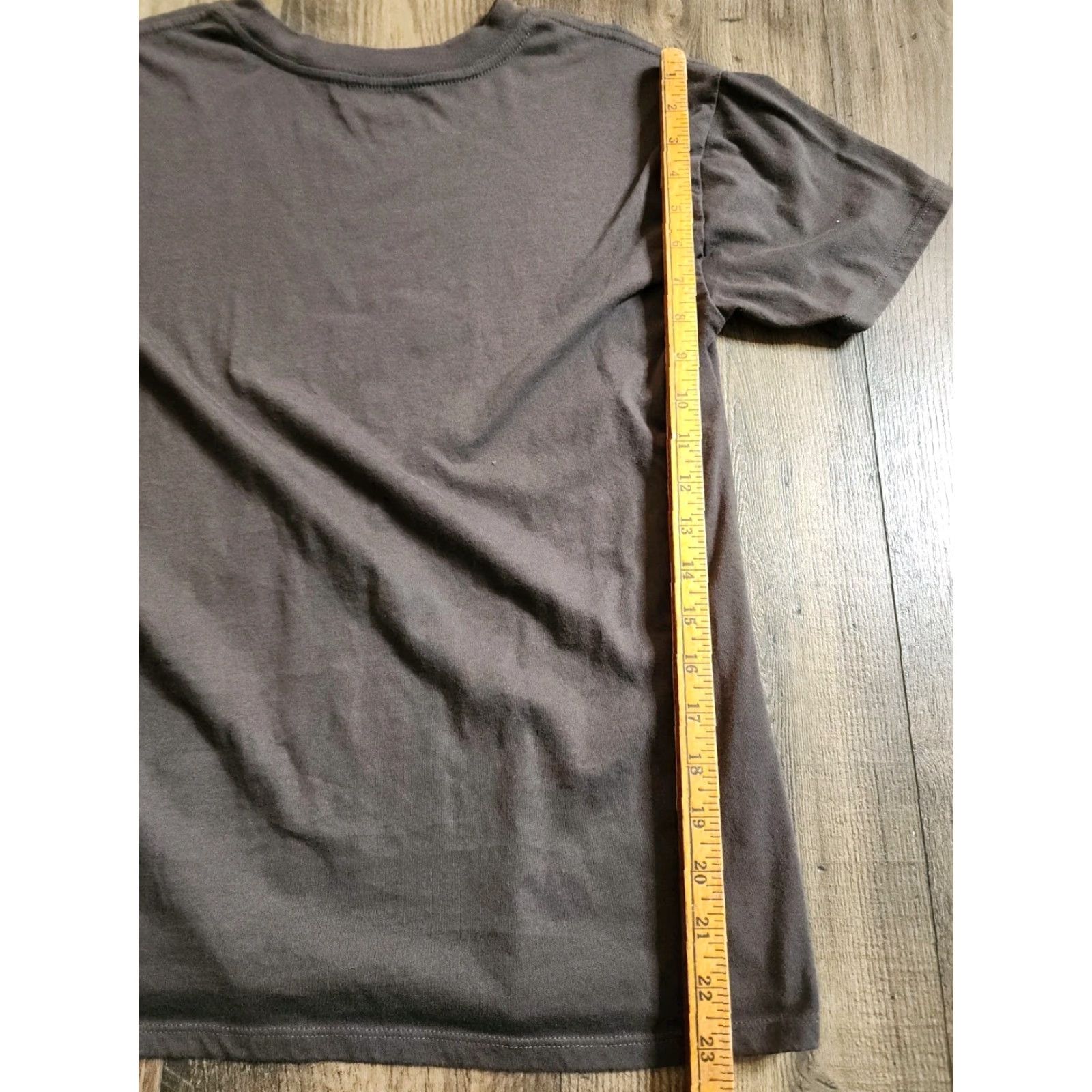 Vintage West Of Melrose T Shirt Womens S Brown Western Solid Cotton Blend Size S / US 4 / IT 40 - 2 Thumbnail