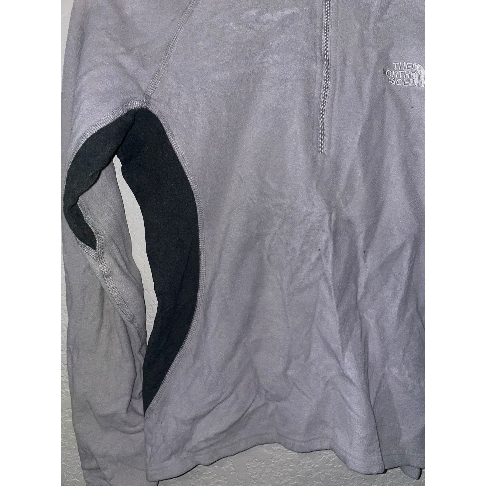 The North Face Womens The North Face Gray Fleece Jacket 1/2 Zip TNF M Size M / US 6-8 / IT 42-44 - 4 Thumbnail