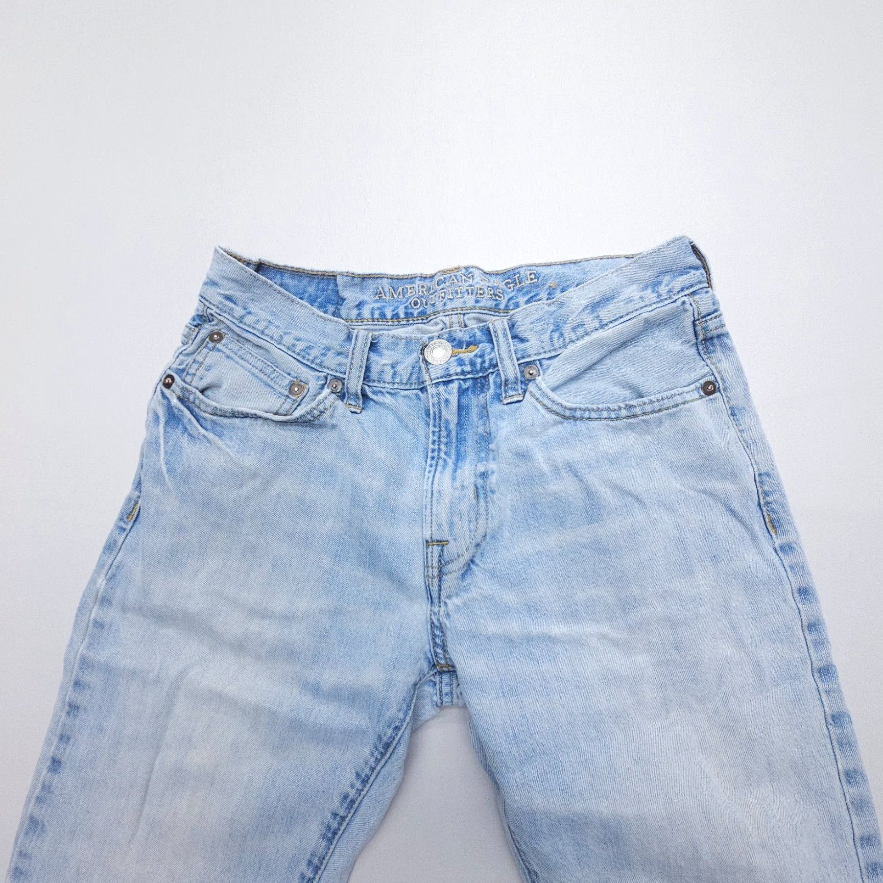 American Eagle Outfitters VINTAGE American Eagle Outfitters Jeans 28 x 30 Light Wash Denim Bootcut Mens Regular Blue 5-Pocket Southwestern 90s? Size US 28 / EU 44 - 3 Thumbnail