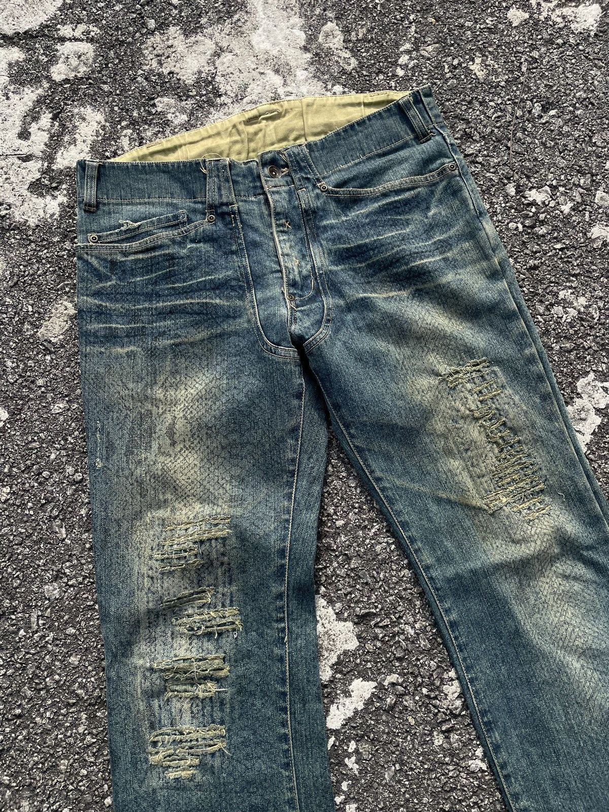 Vintage Kapital Inspiration Punk Style Denim