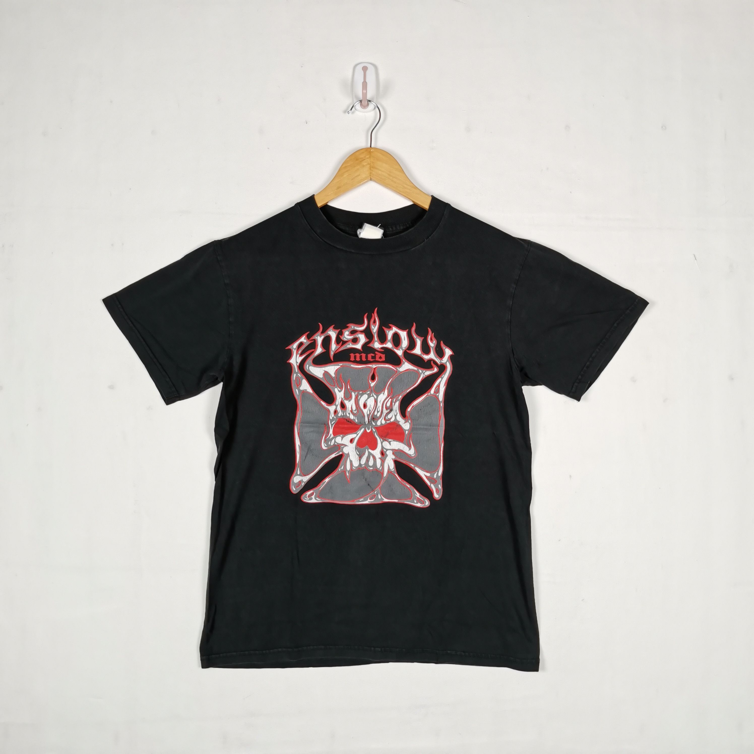 Band Tees Vintage 90's Enslow Mid Band T-Shirt Crewneck Tees Size US S / EU 44-46 / 1 - 2 Thumbnail