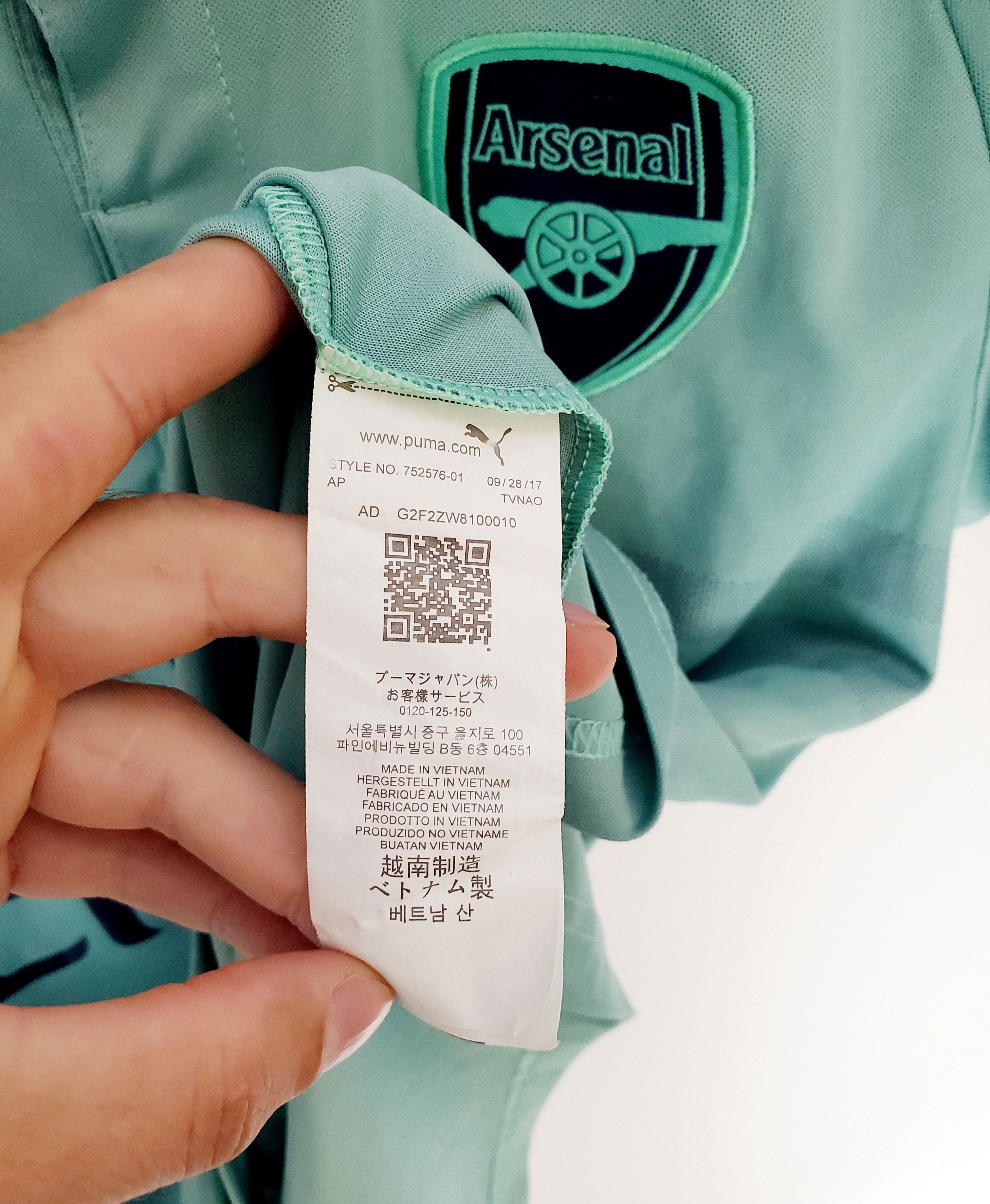 Puma ARSENAL LONDON 2018 2019 FOOTBALL SOCCER JERSEY PUMA M Size US M / EU 48-50 / 2 - 4 Thumbnail