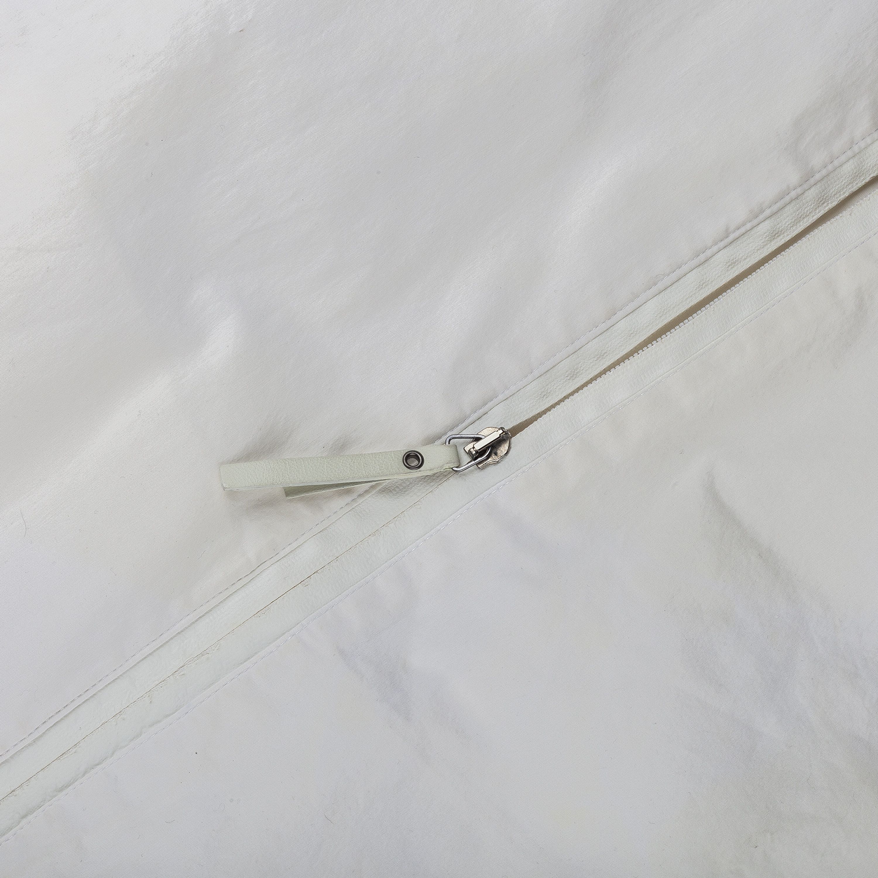 Jil Sander JIL SANDER White Cotton Bomber Jacket Size US L / EU 52-54 / 3 - 7 Thumbnail