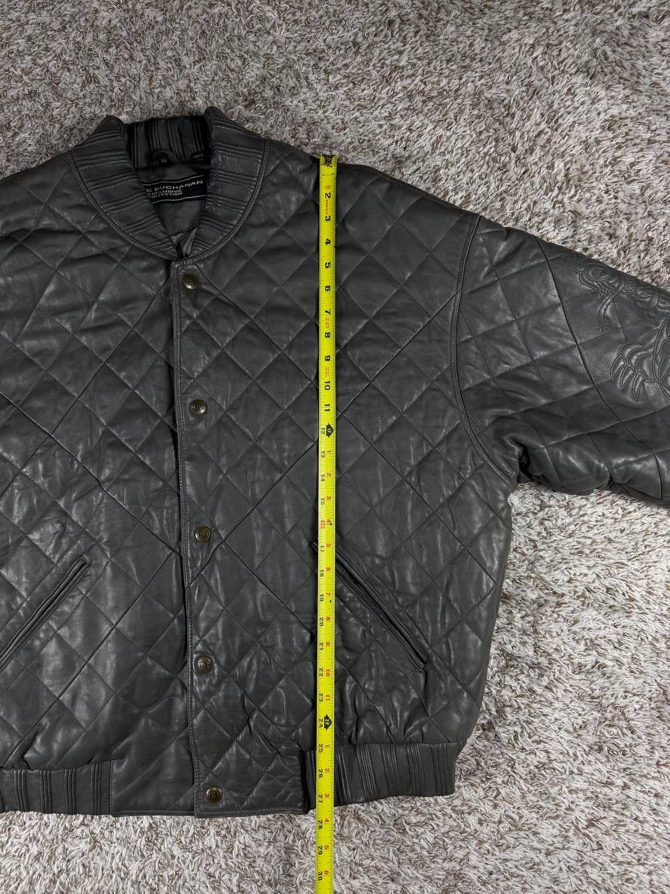 Marc Buchanan Vintage Marc Buchanan Leather Jacket Quilted Bomber Snap Size US M / EU 48-50 / 2 - 5 Thumbnail