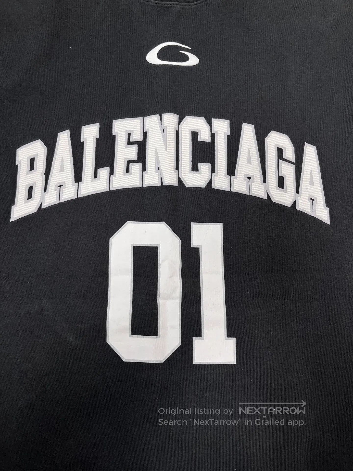 Balenciaga Balenciaga Men's Logo Print Crewneck T-Shirt. Size US S / EU 44-46 / 1 - 3 Thumbnail