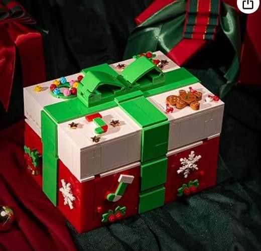 NBDN Nobrandedon Blocks Toy Set, Christmas Tree, Nutcracker, Santa Claus Size ONE SIZE - 5 Thumbnail